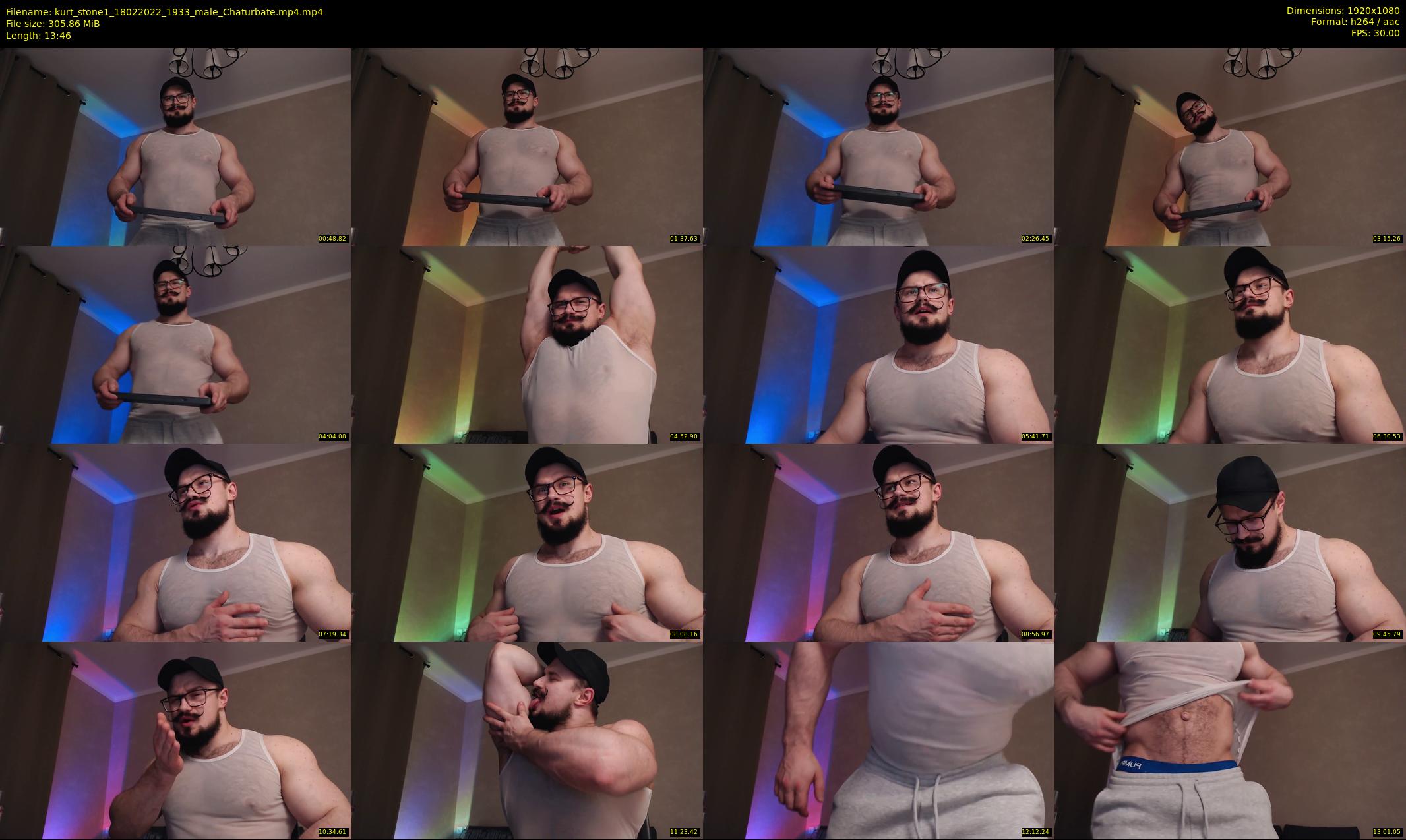 kurt_stone1 — 14 minute Chaturbate male cam show recording, 1080p, Feb 18, 2022
