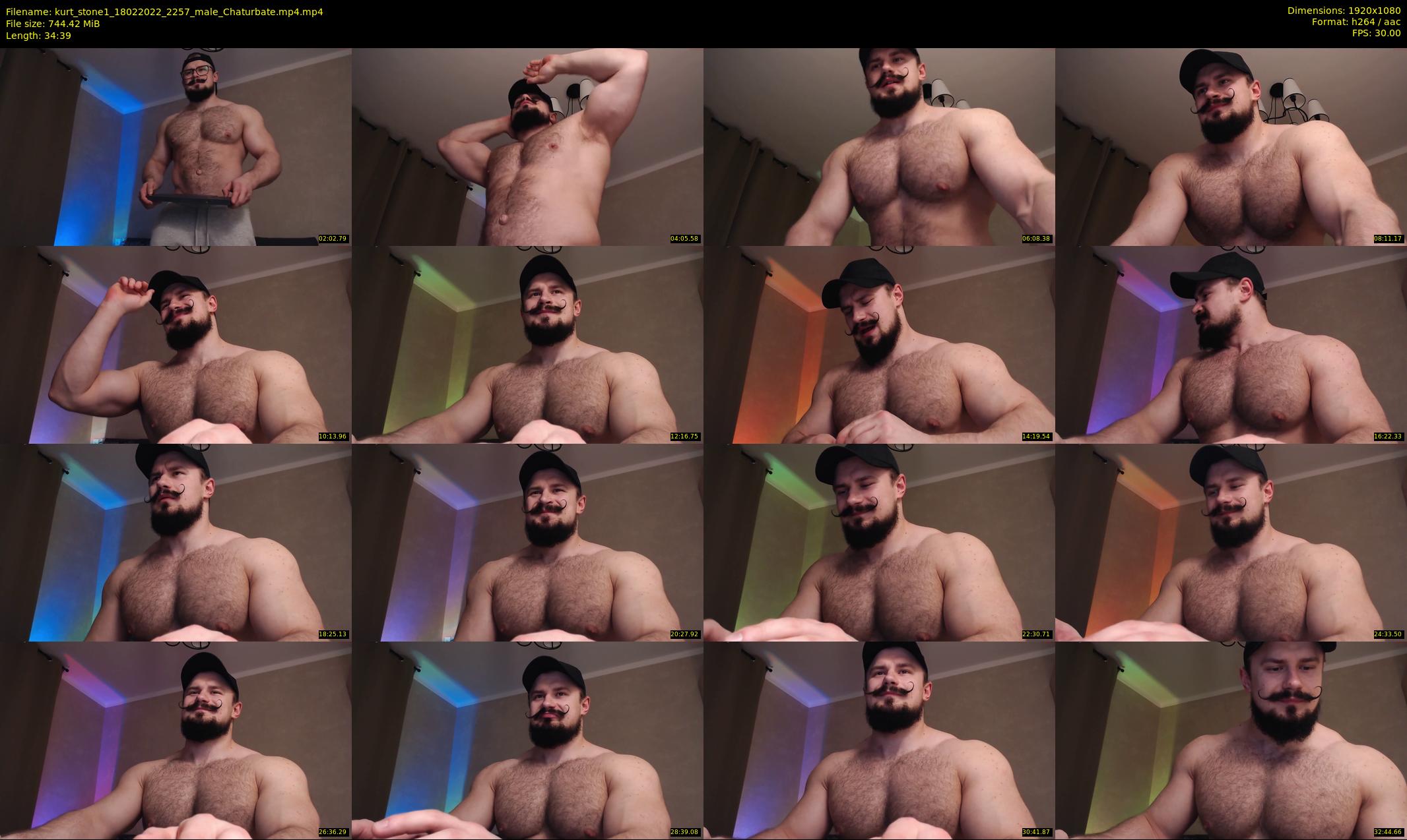 kurt_stone1 — 35 minute Chaturbate male cam show recording, 1080p, Feb 18, 2022