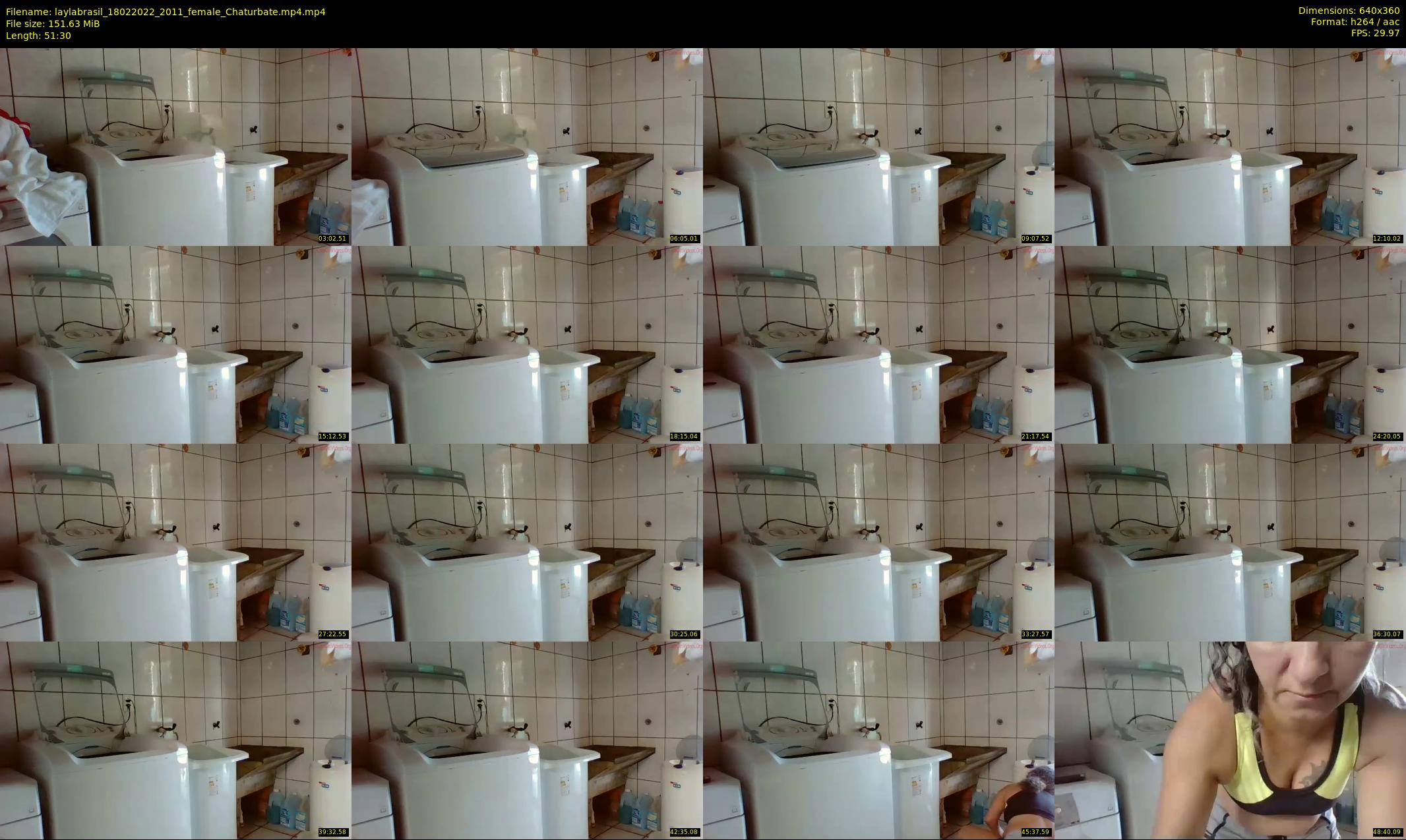 laylabrasil — 52 minute Chaturbate female cam show recording, 360p, Feb 18, 2022