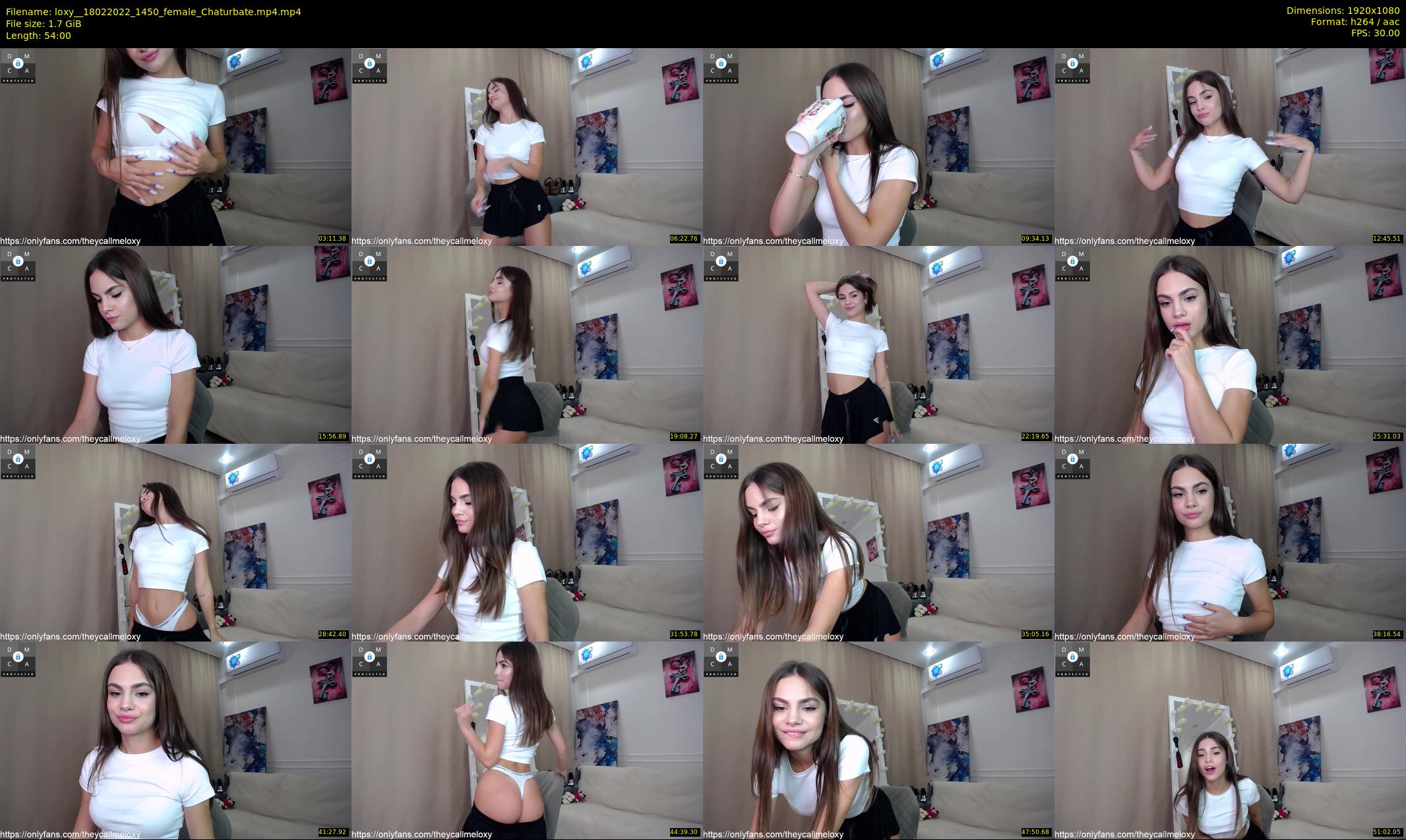 loxy_ — 54 minute Chaturbate female cam show recording, 1080p, Feb 18, 2022