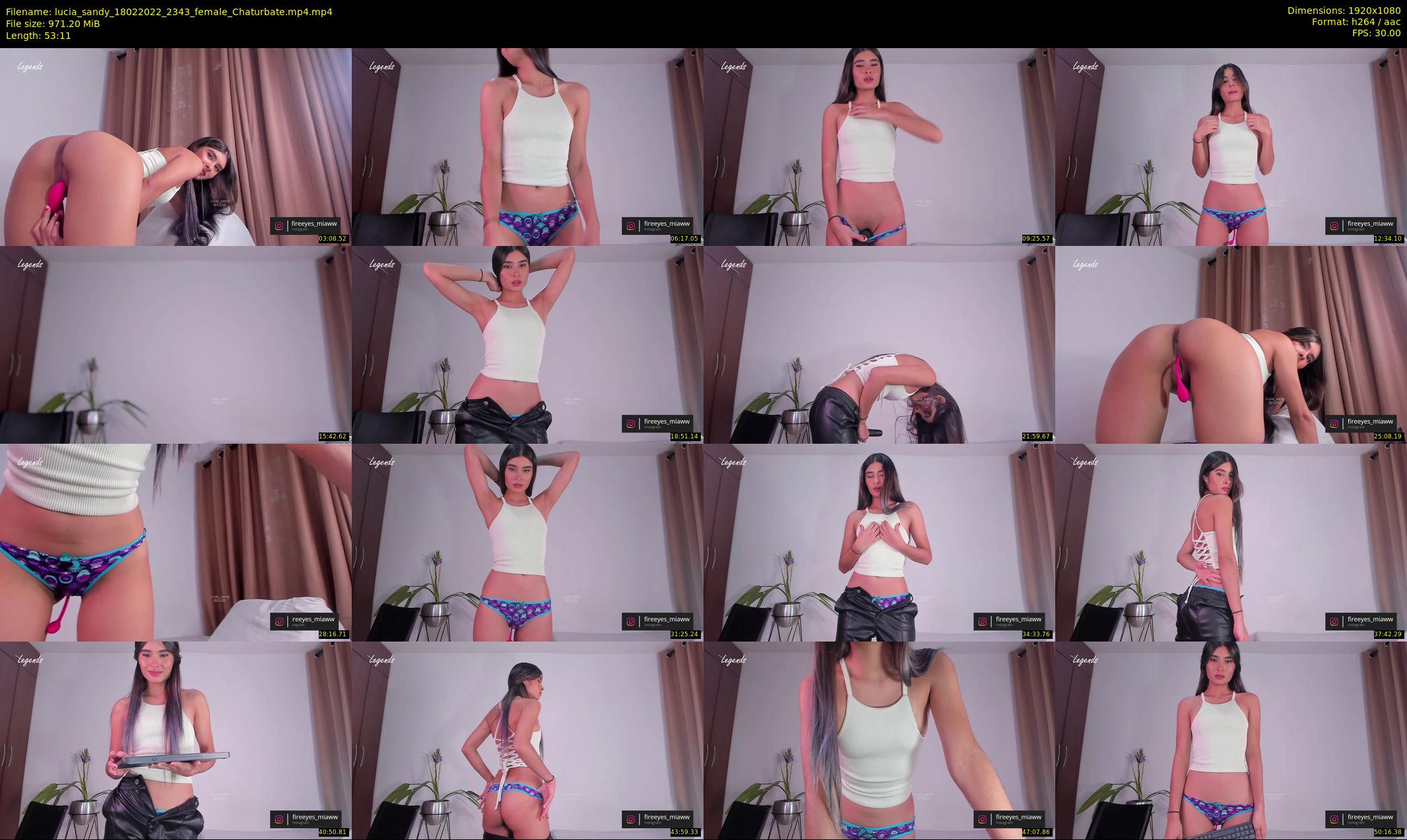 lucia_sandy — 54 minute Chaturbate female cam show recording, 1080p, Feb 18, 2022