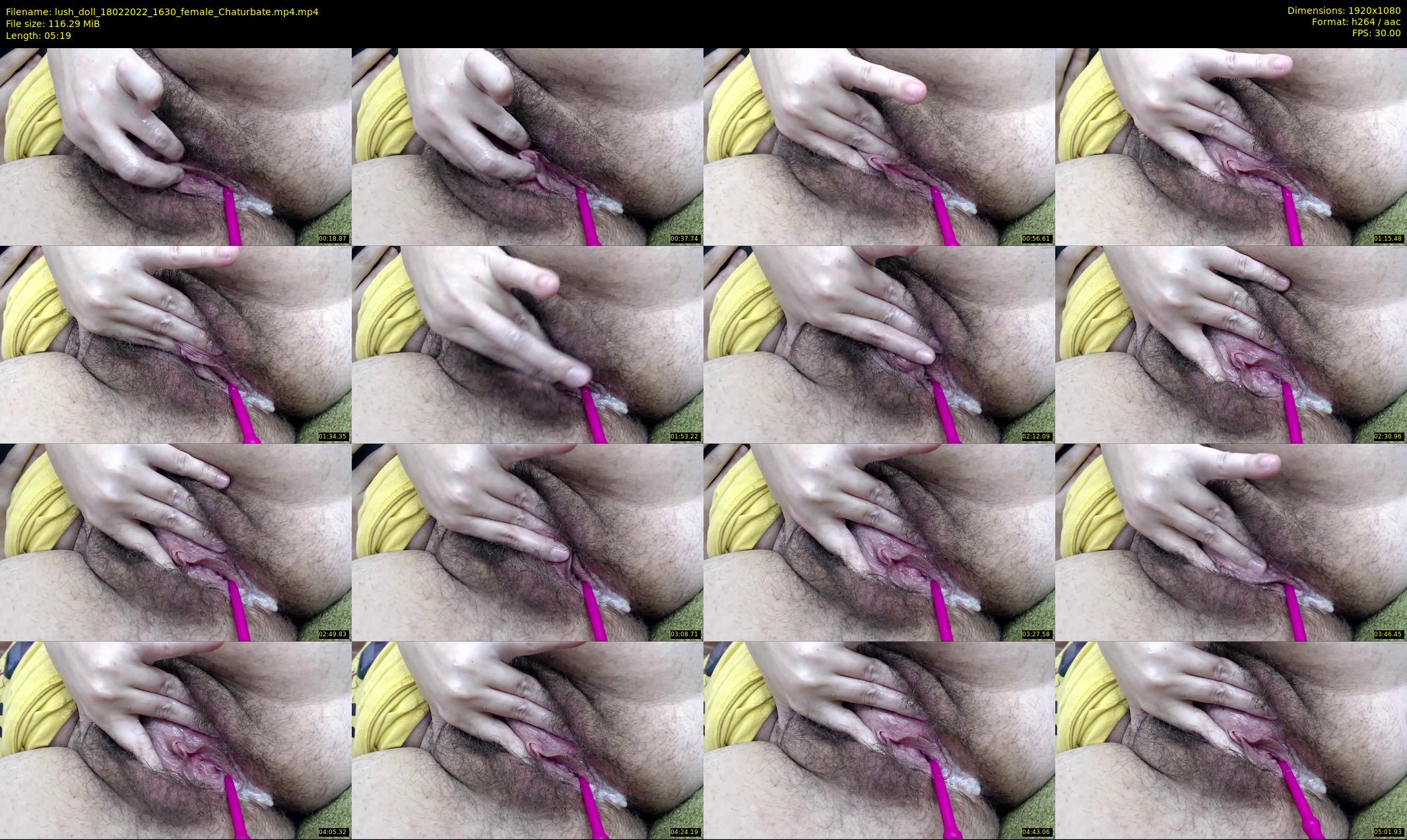 lush_doll — 6 minute Chaturbate female cam show recording, 1080p, Feb 18, 2022