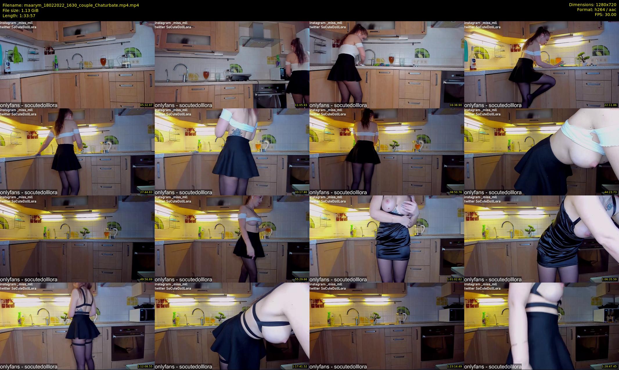 maarym — 94 minute Chaturbate couple cam show recording, 720p, Feb 18, 2022