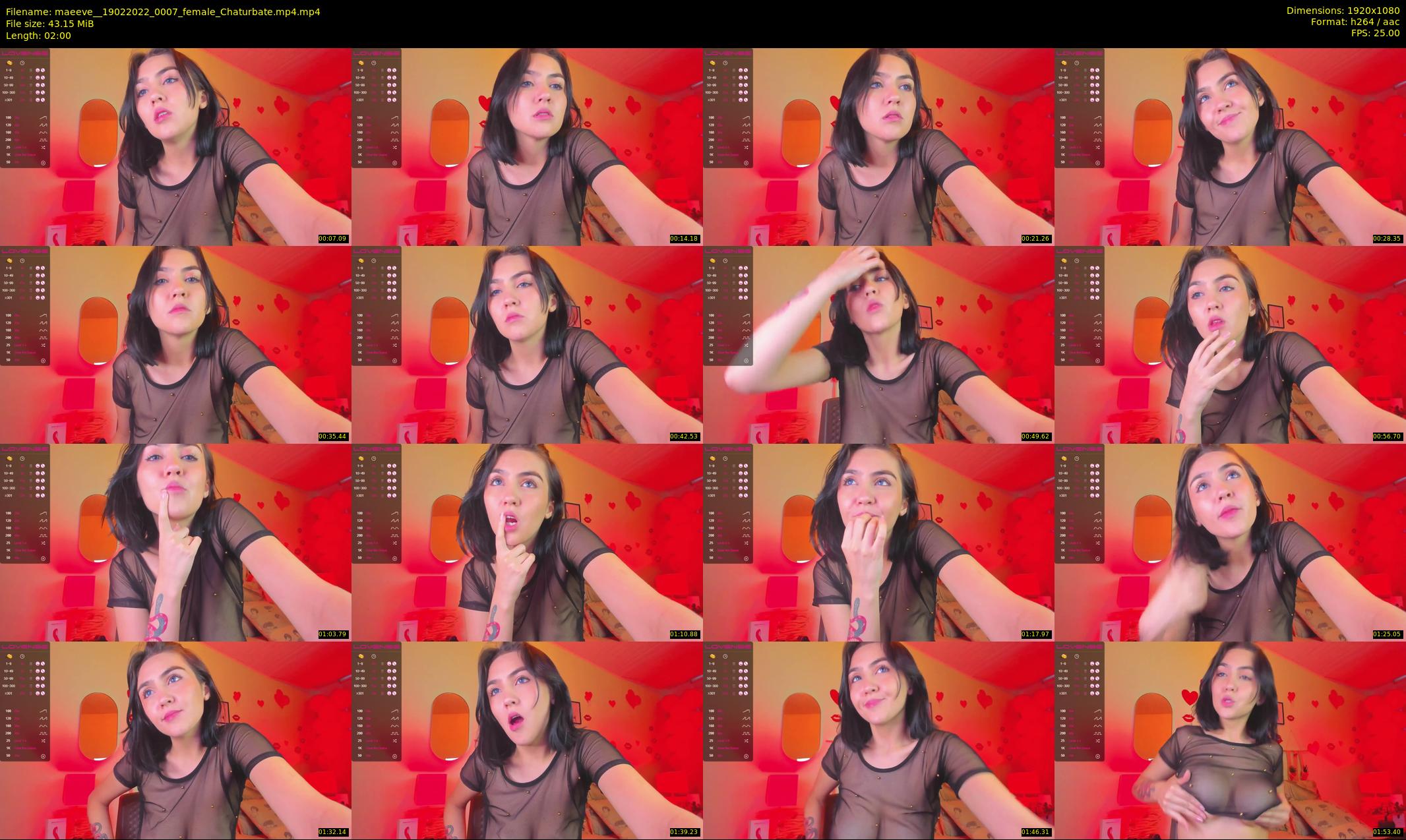 maeeve_ — 2 minute Chaturbate female cam show recording, 1080p, Feb 19, 2022