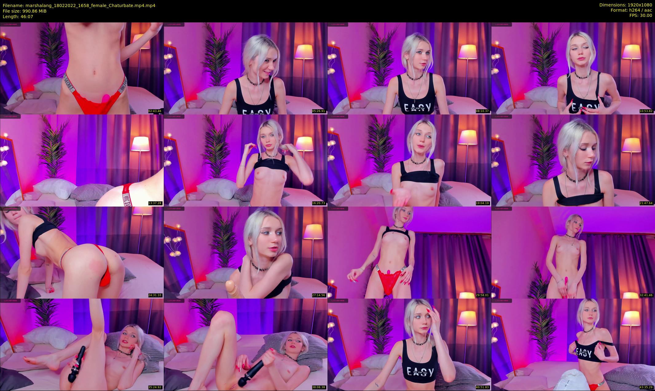 marshalang — 47 minute Chaturbate couple cam show recording, 1080p, Feb 18, 2022