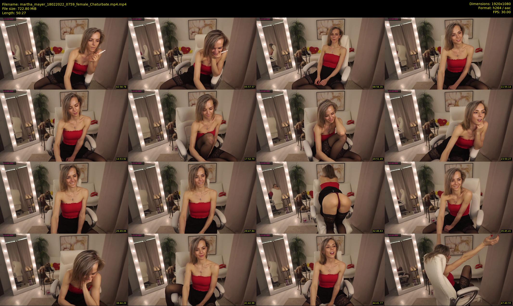 martha_mayer — 51 minute Chaturbate female cam show recording, 1080p, Feb 18, 2022
