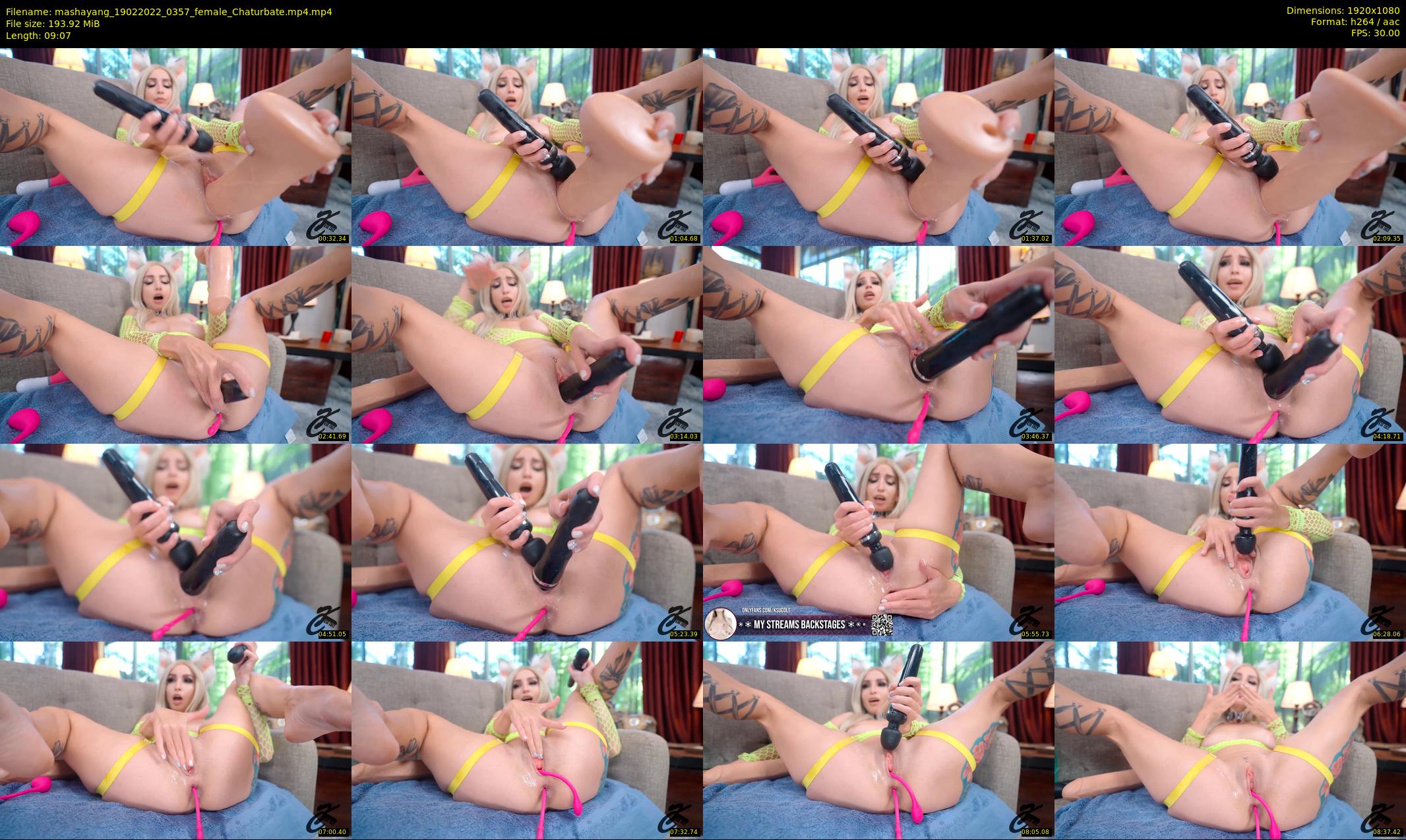 mashayang — 10 minute Chaturbate female cam show recording, 1080p, Feb 19, 2022