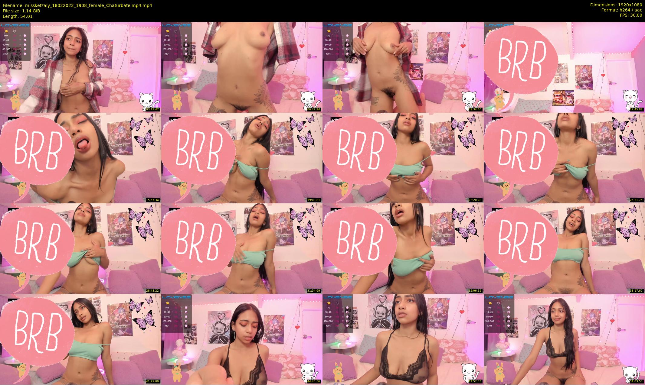 missketzaly — 55 minute Chaturbate female cam show recording, 1080p, Feb 18, 2022