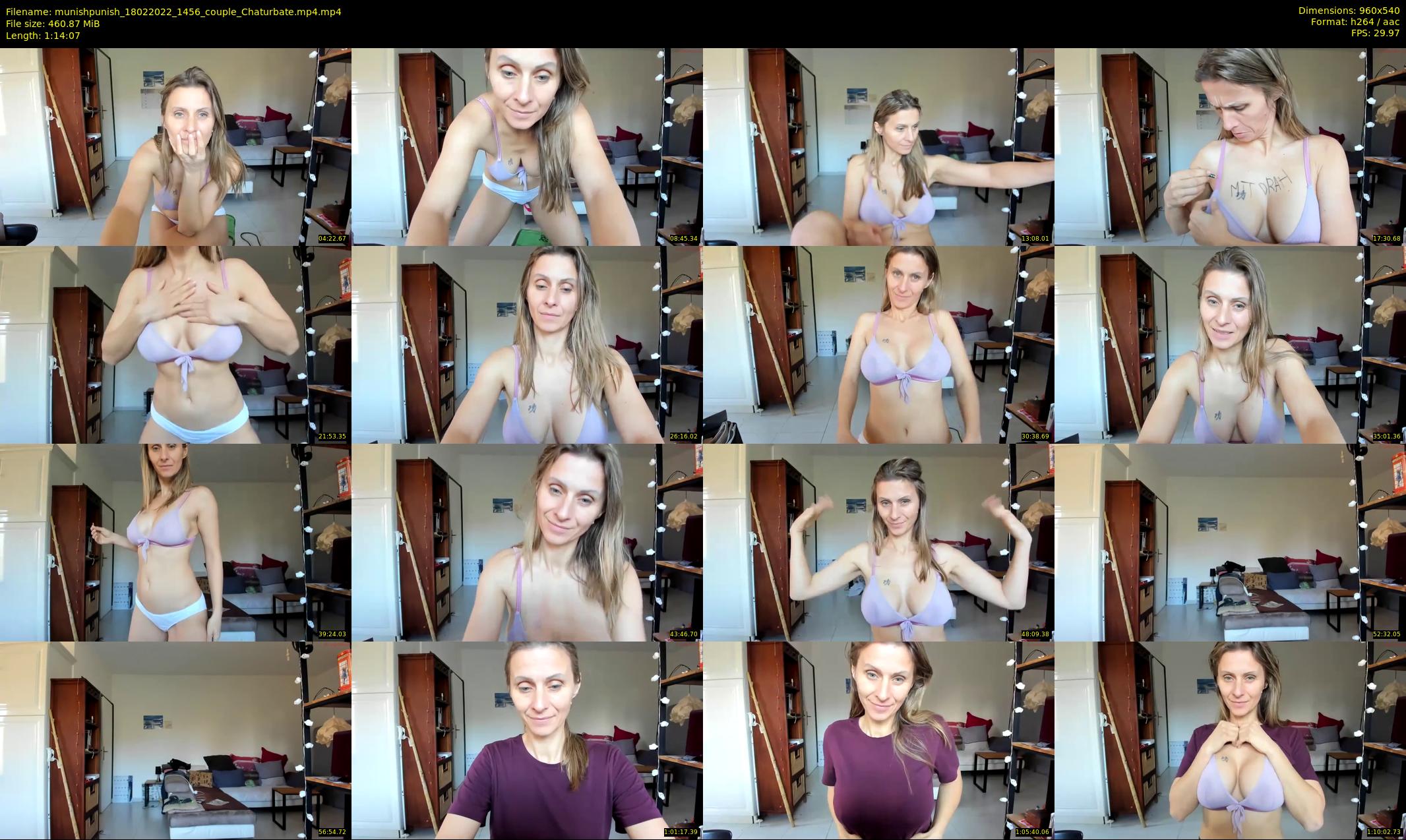 munishpunish — 75 minute Chaturbate couple cam show recording, 480p, Feb 18, 2022