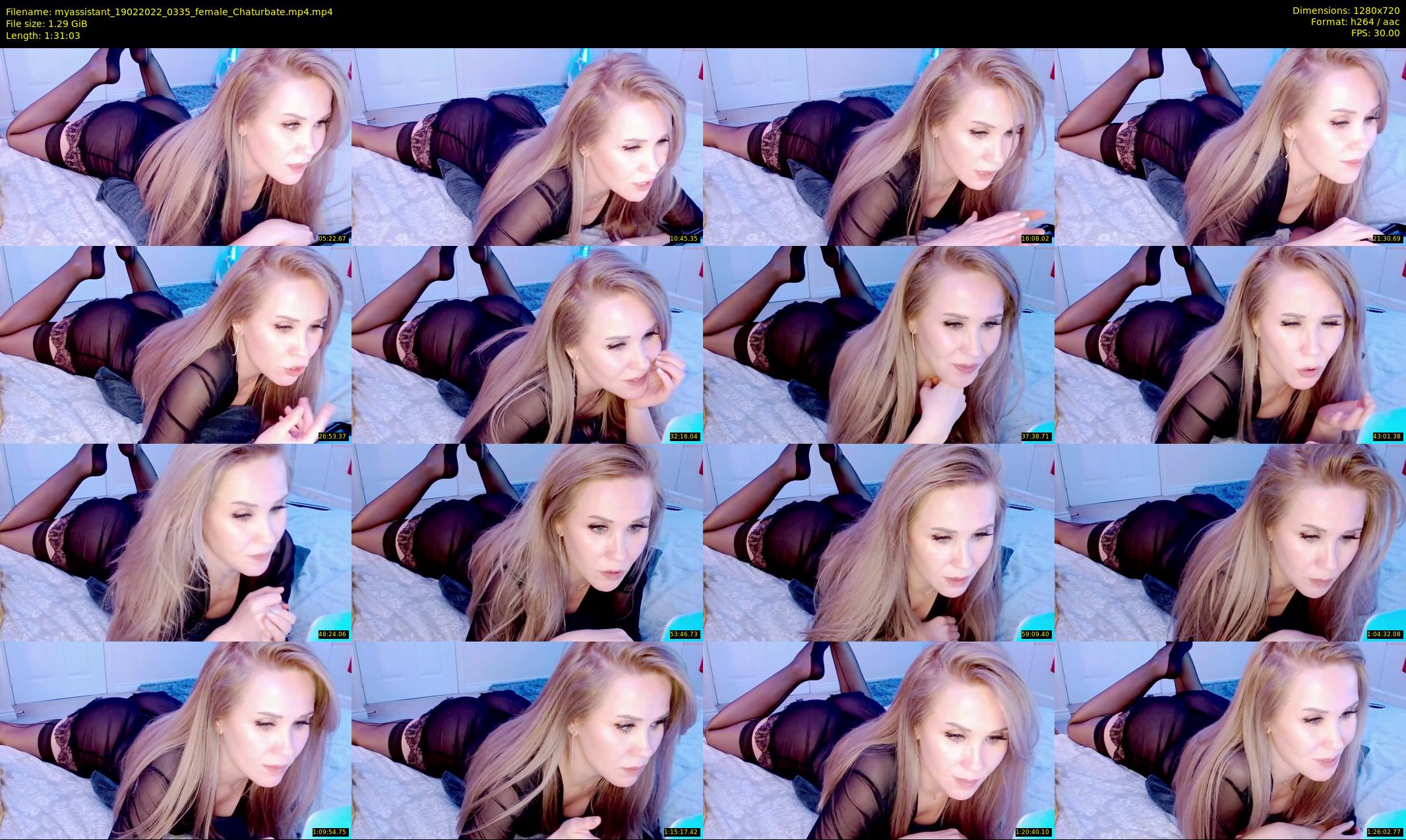 myassistant — 92 minute Chaturbate female cam show recording, 720p, Feb 19, 2022