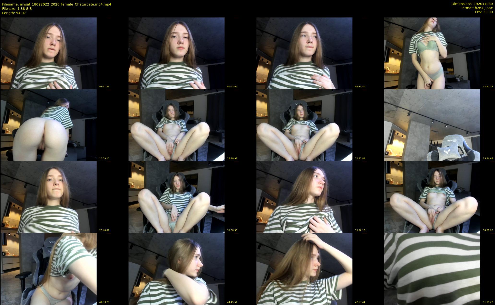 mysat — 55 minute Chaturbate female cam show recording, 1080p, Feb 18, 2022
