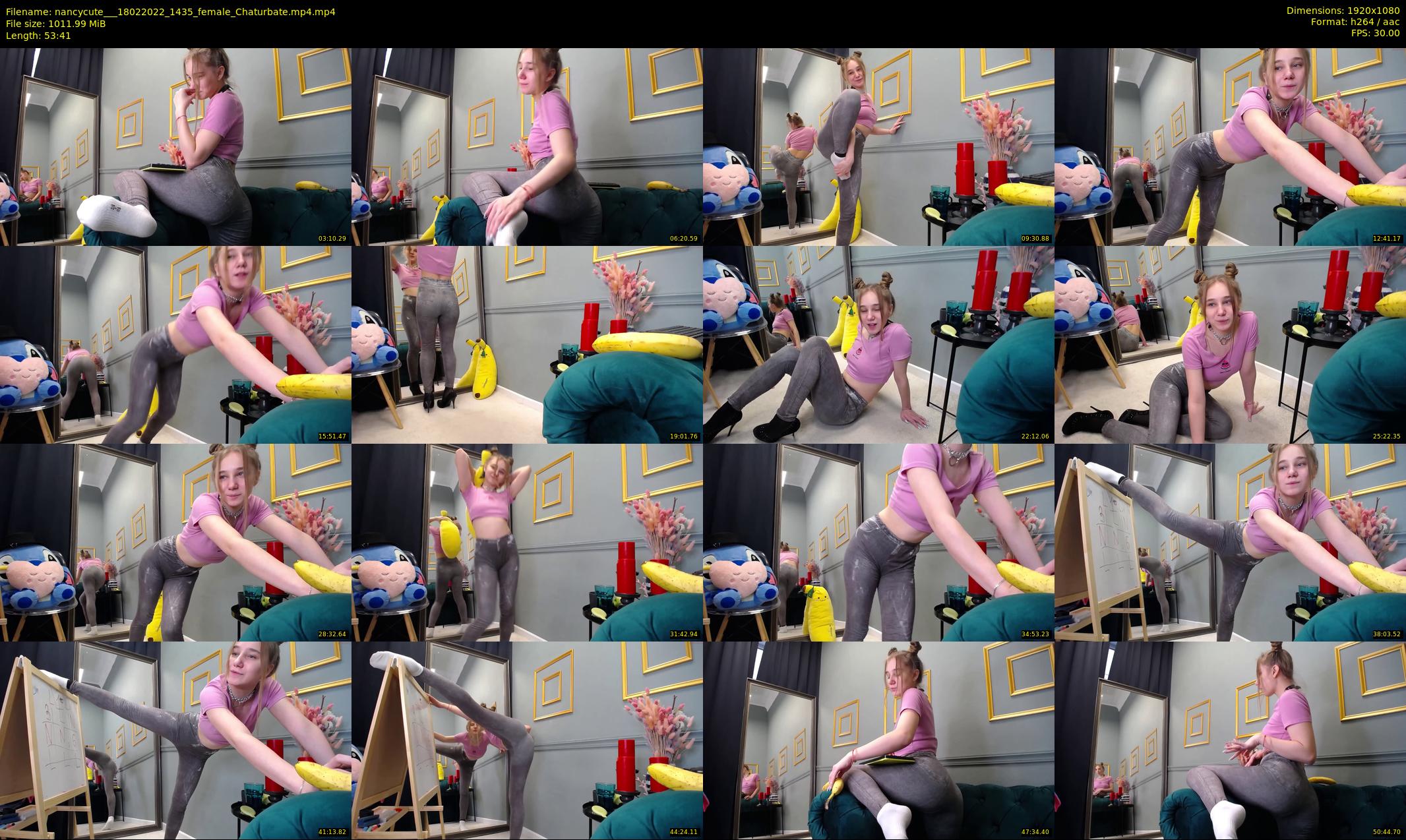 nancycute__ — 54 minute Chaturbate female cam show recording, 1080p, Feb 18, 2022