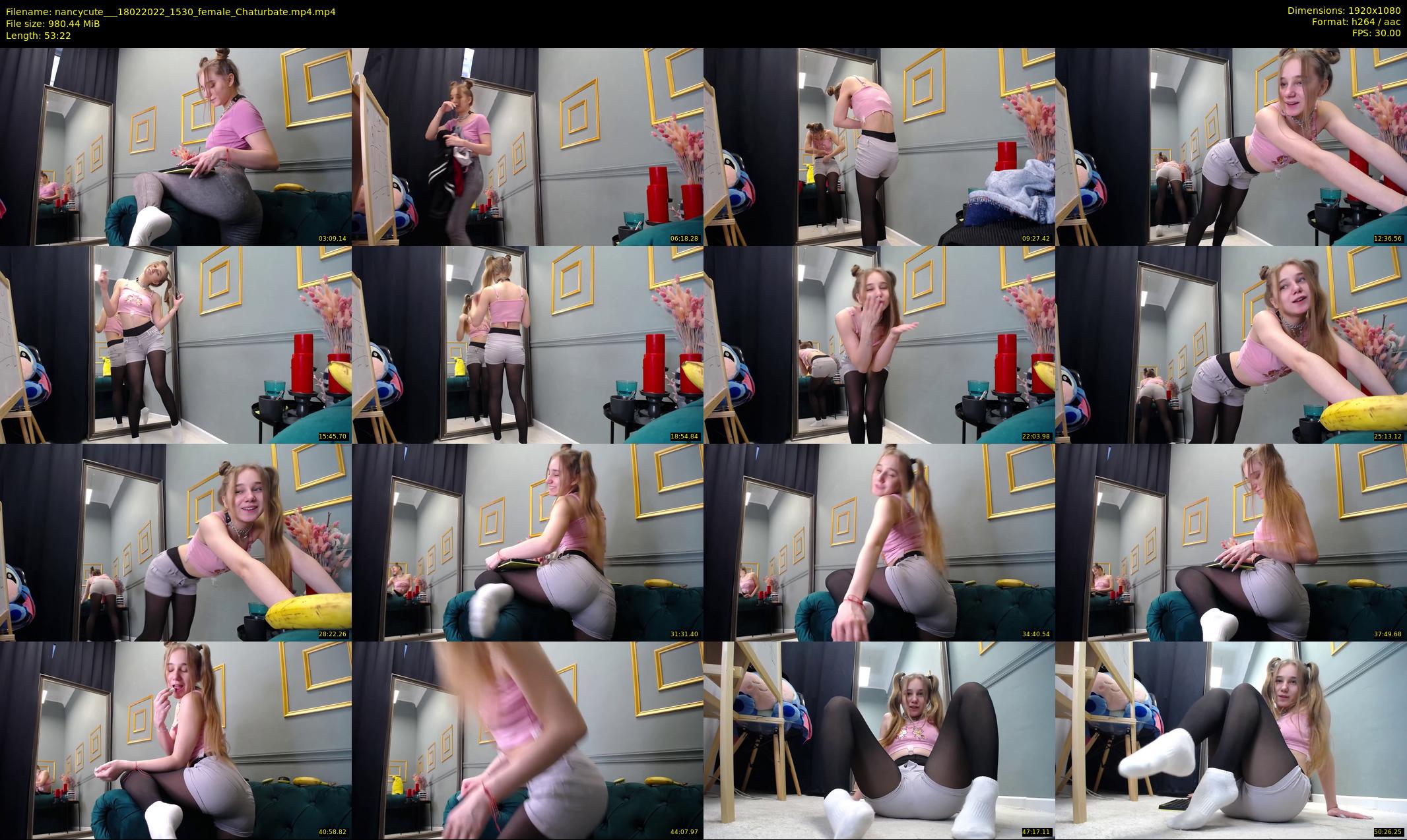 nancycute__ — 54 minute Chaturbate female cam show recording, 1080p, Feb 18, 2022