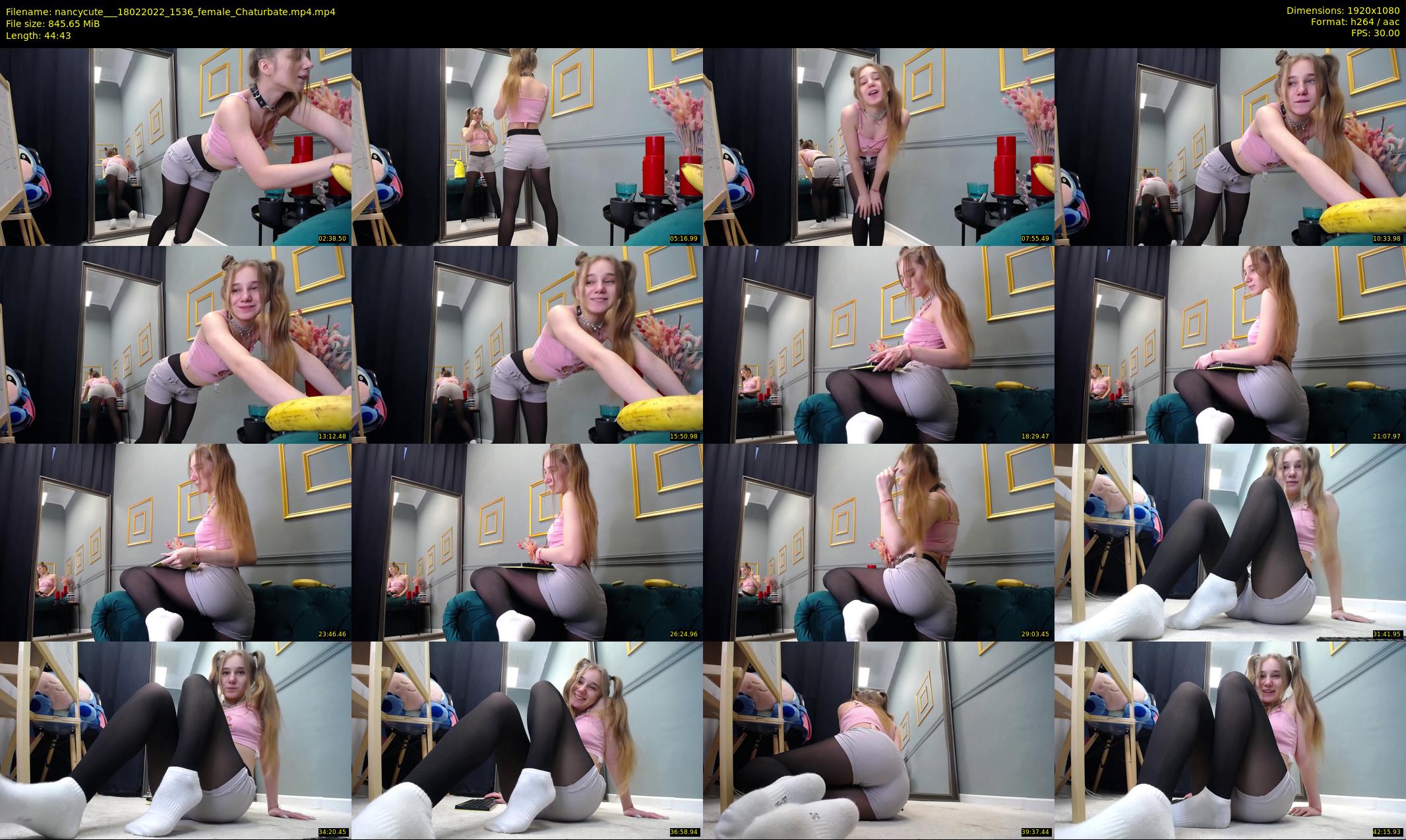 nancycute__ — 45 minute Chaturbate female cam show recording, 1080p, Feb 18, 2022