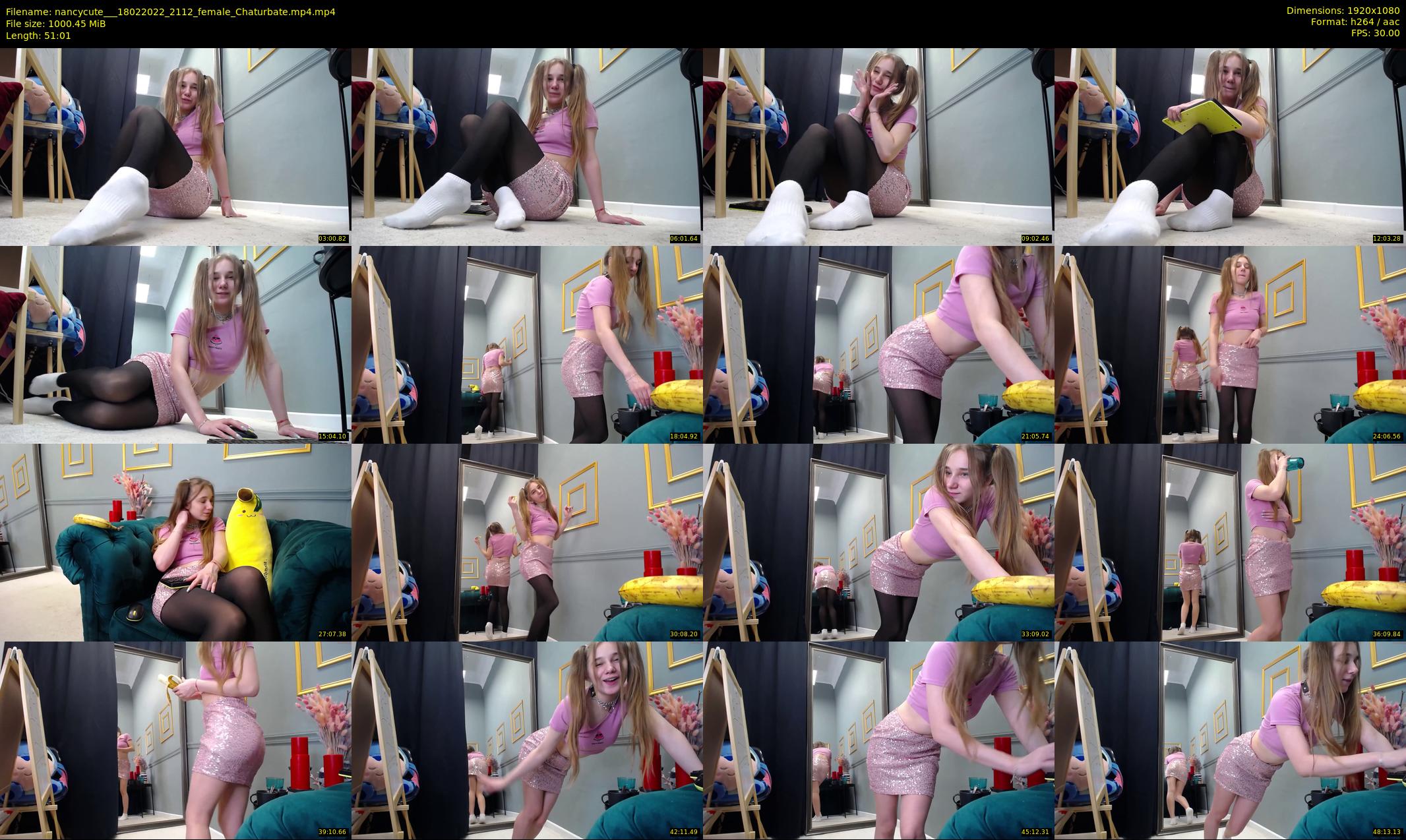 nancycute__ — 52 minute Chaturbate female cam show recording, 1080p, Feb 18, 2022