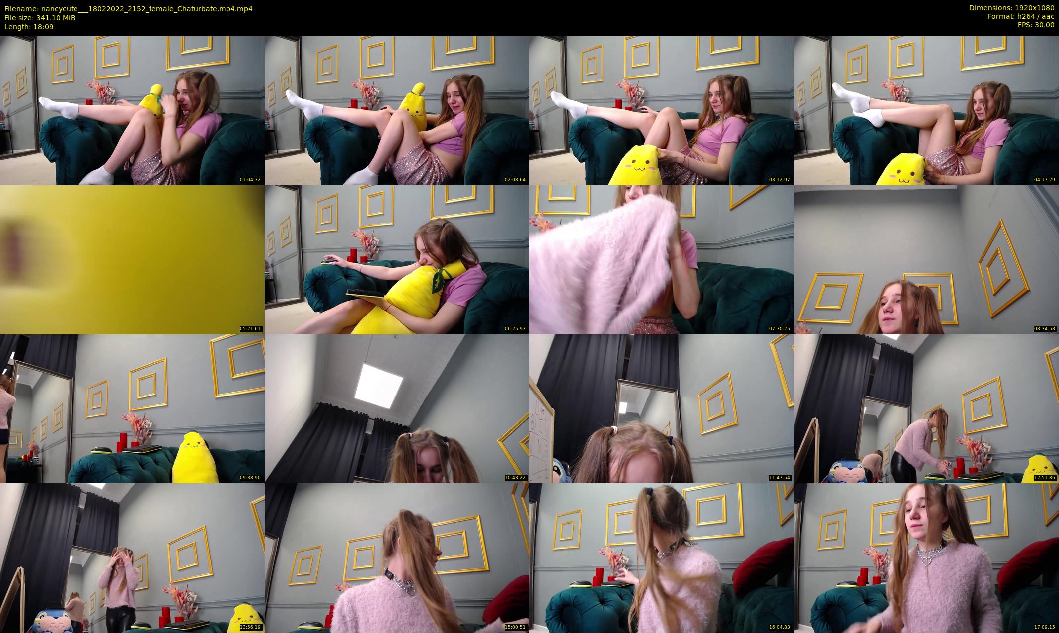 nancycute__ — 19 minute Chaturbate female cam show recording, 1080p, Feb 18, 2022