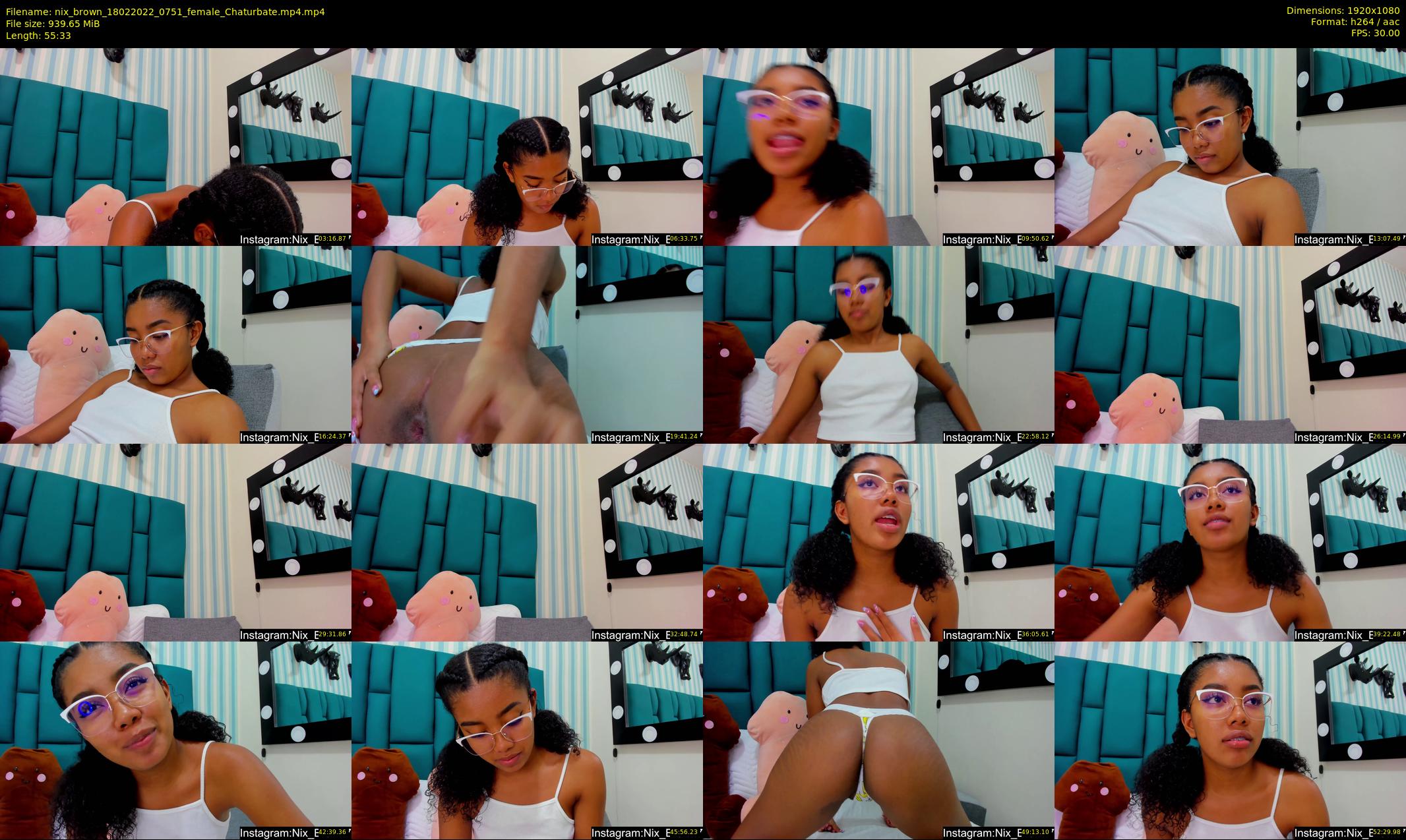 nix_brown — 56 minute Chaturbate female cam show recording, 1080p, Feb 18, 2022