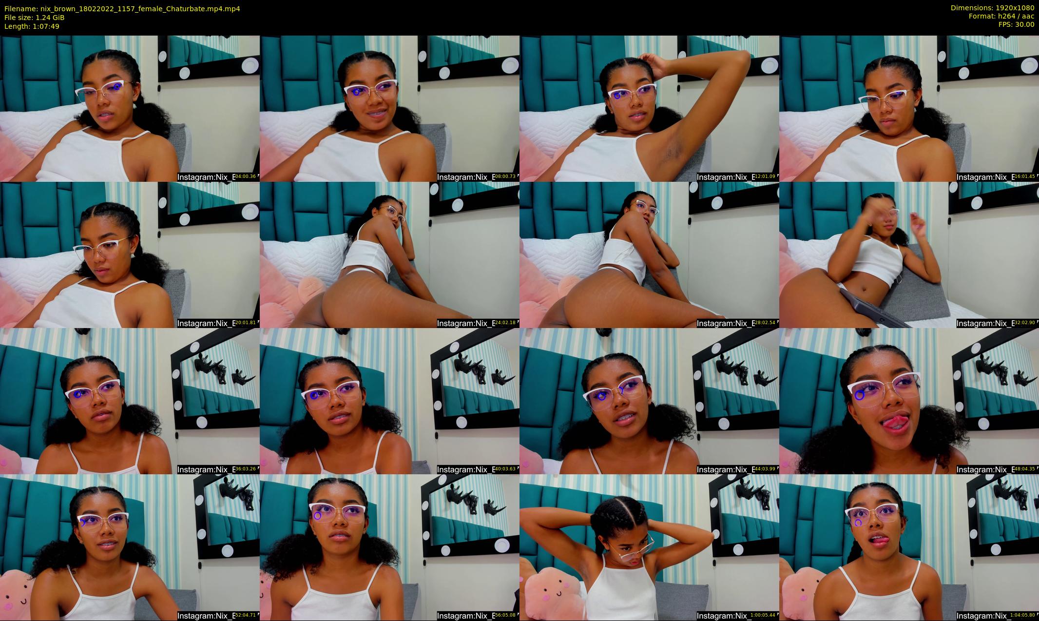 nix_brown — 68 minute Chaturbate female cam show recording, 1080p, Feb 18, 2022