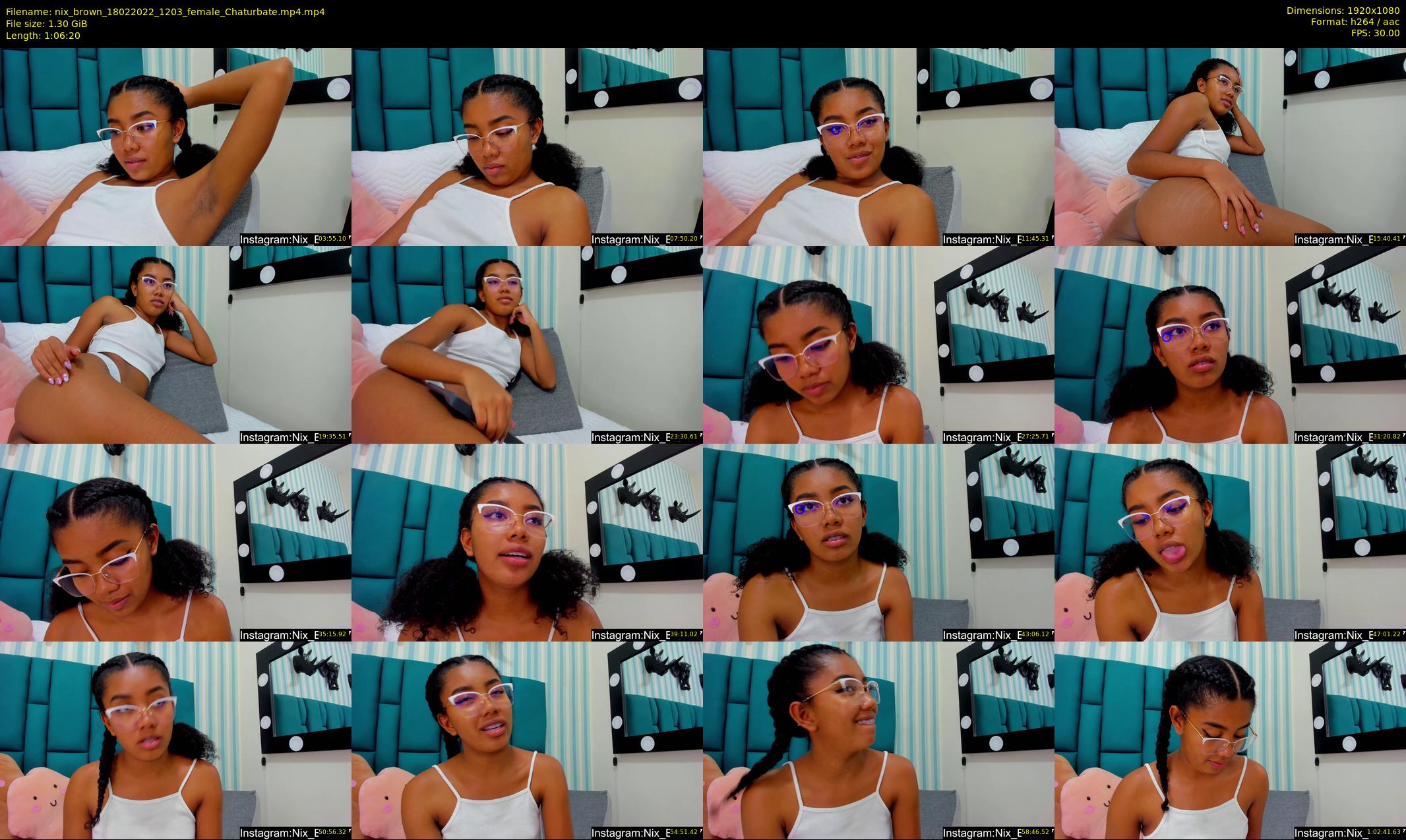 nix_brown — 67 minute Chaturbate female cam show recording, 1080p, Feb 18, 2022