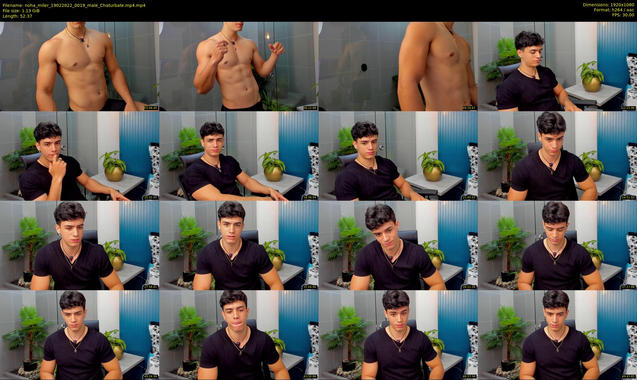 noha_miler — 53 minute Chaturbate male cam show recording, 1080p, Feb 19, 2022