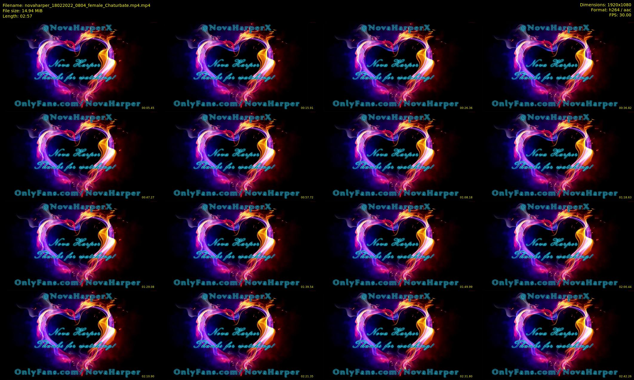 novaharper — 3 minute Chaturbate female cam show recording, 1080p, Feb 18, 2022