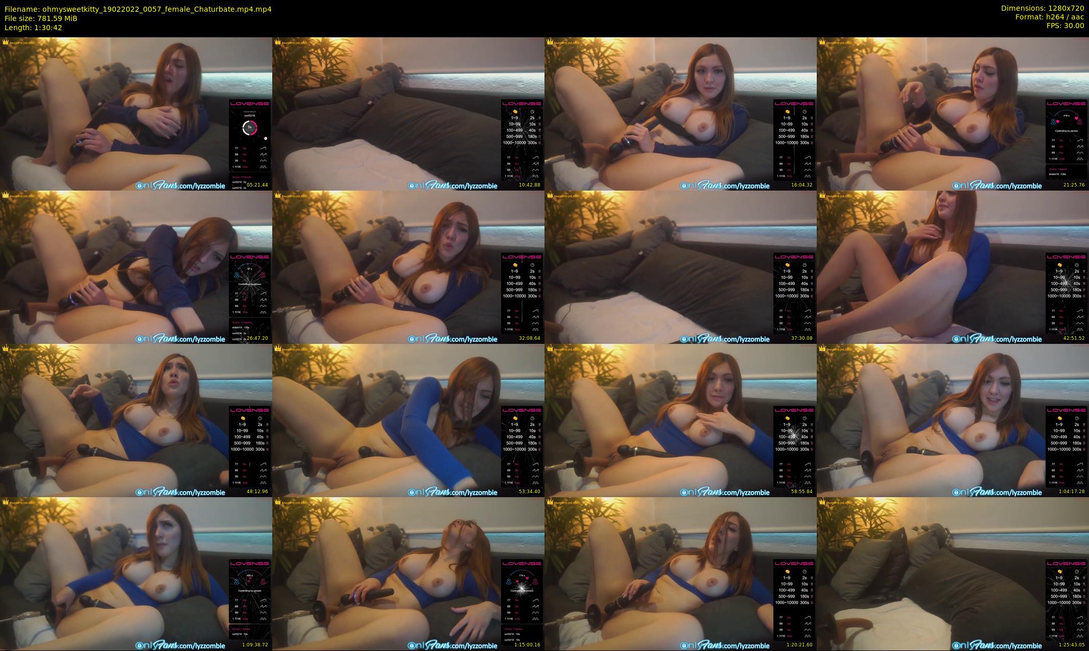 ohmysweetkitty — 91 minute Chaturbate female cam show recording, 720p, Feb 19, 2022