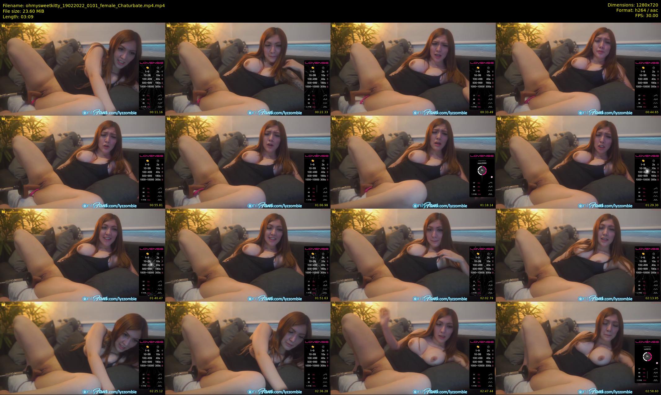 ohmysweetkitty — 4 minute Chaturbate female cam show recording, 720p, Feb 19, 2022