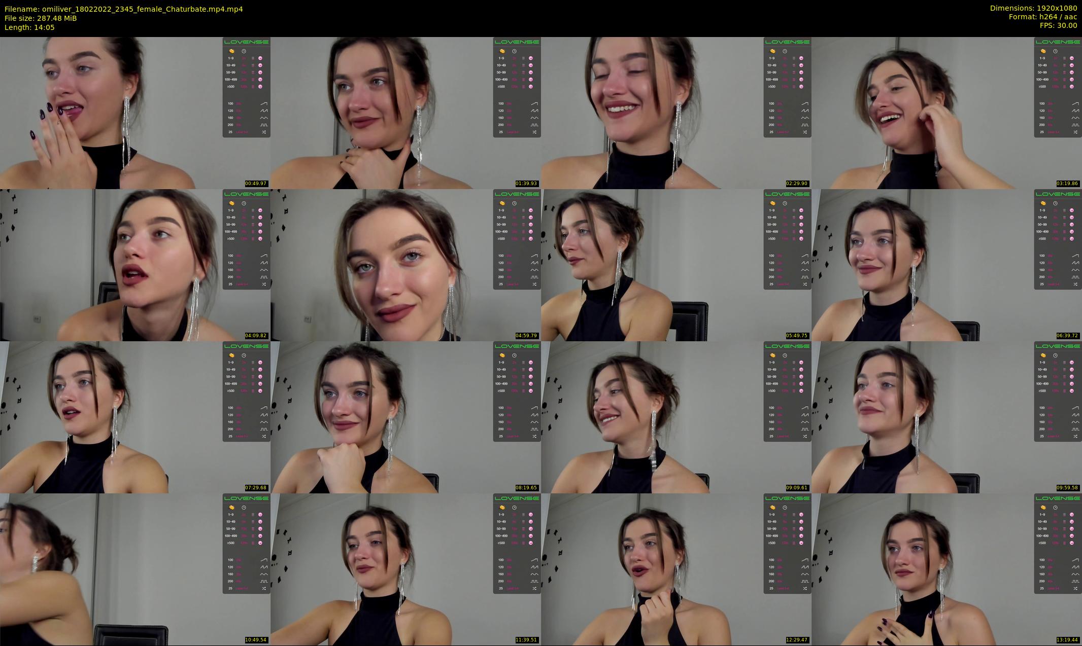 omiliver — 15 minute Chaturbate female cam show recording, 1080p, Feb 18, 2022