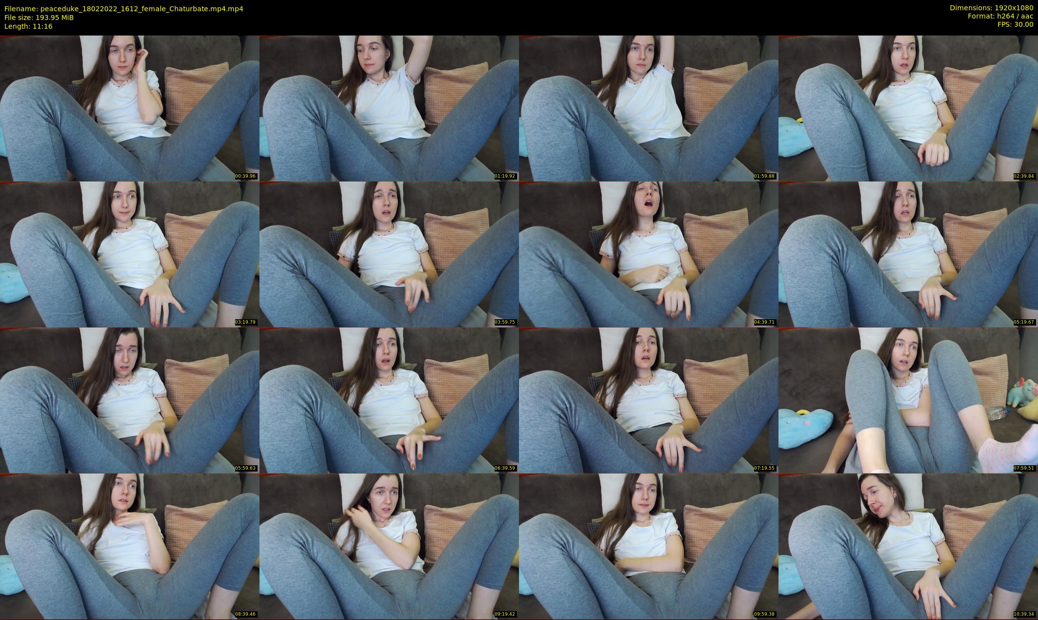 peaceduke — 12 minute Chaturbate female cam show recording, 1080p, Feb 18, 2022