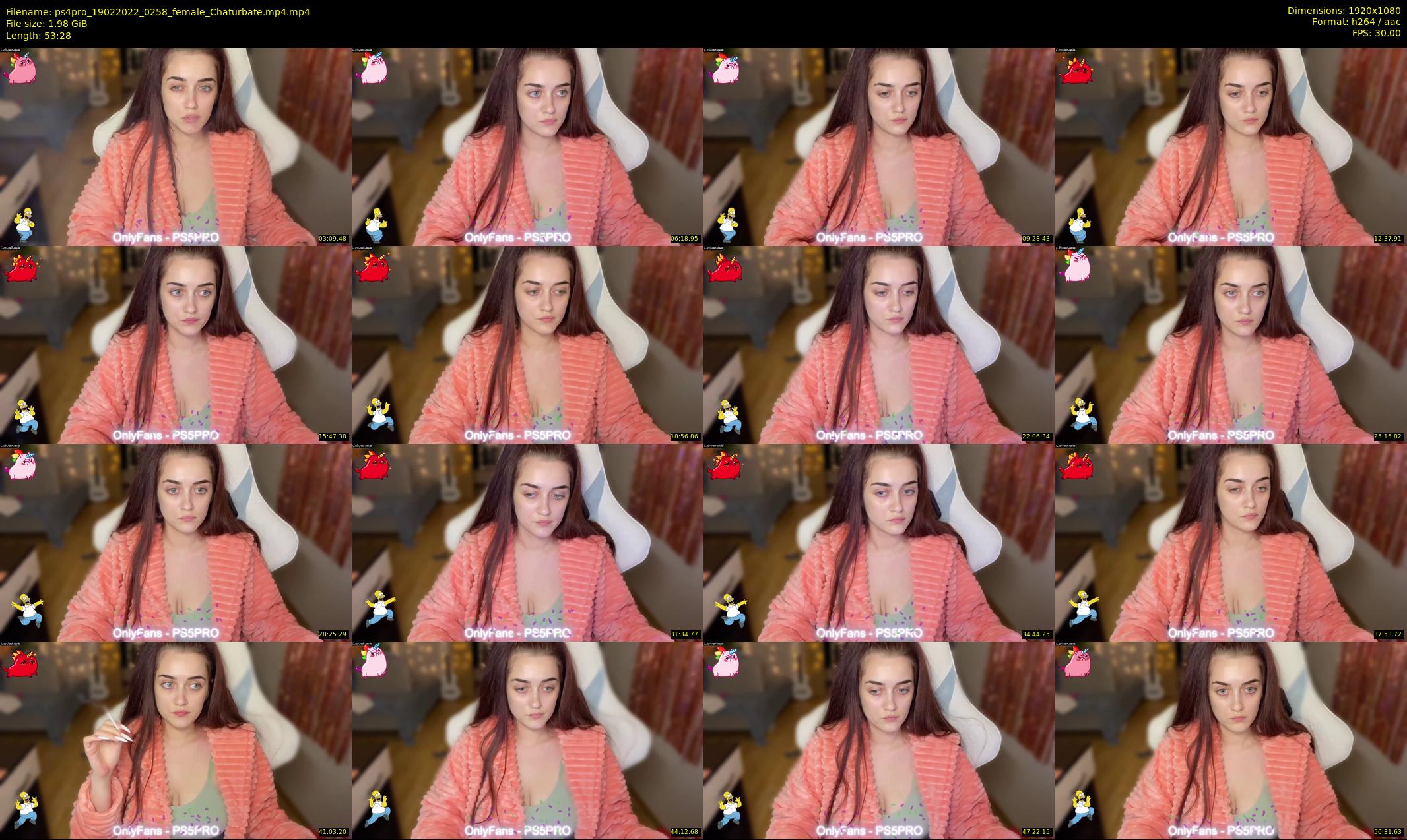 ps4pro — 54 minute Chaturbate female cam show recording, 1080p, Feb 19, 2022