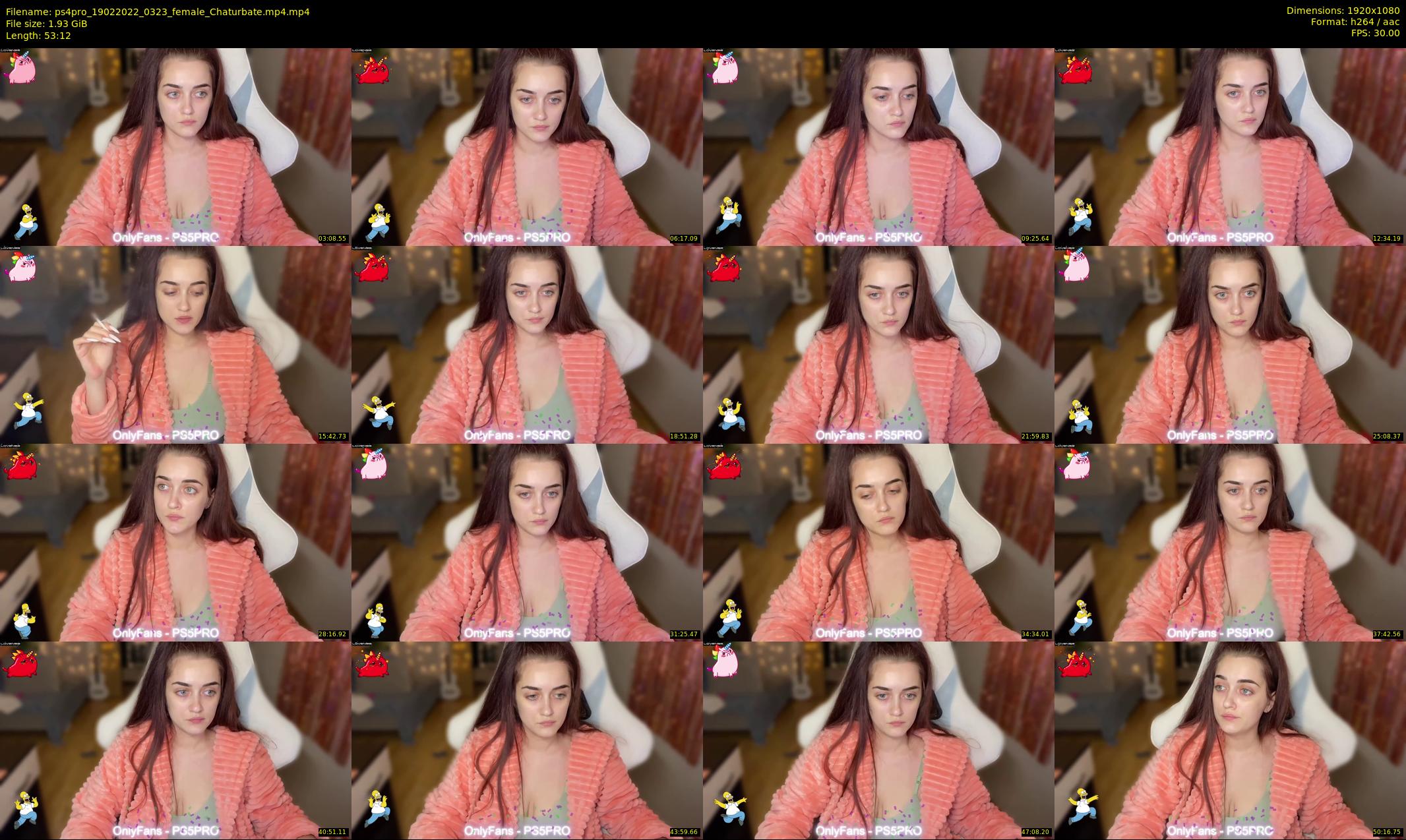 ps4pro — 54 minute Chaturbate female cam show recording, 1080p, Feb 19, 2022