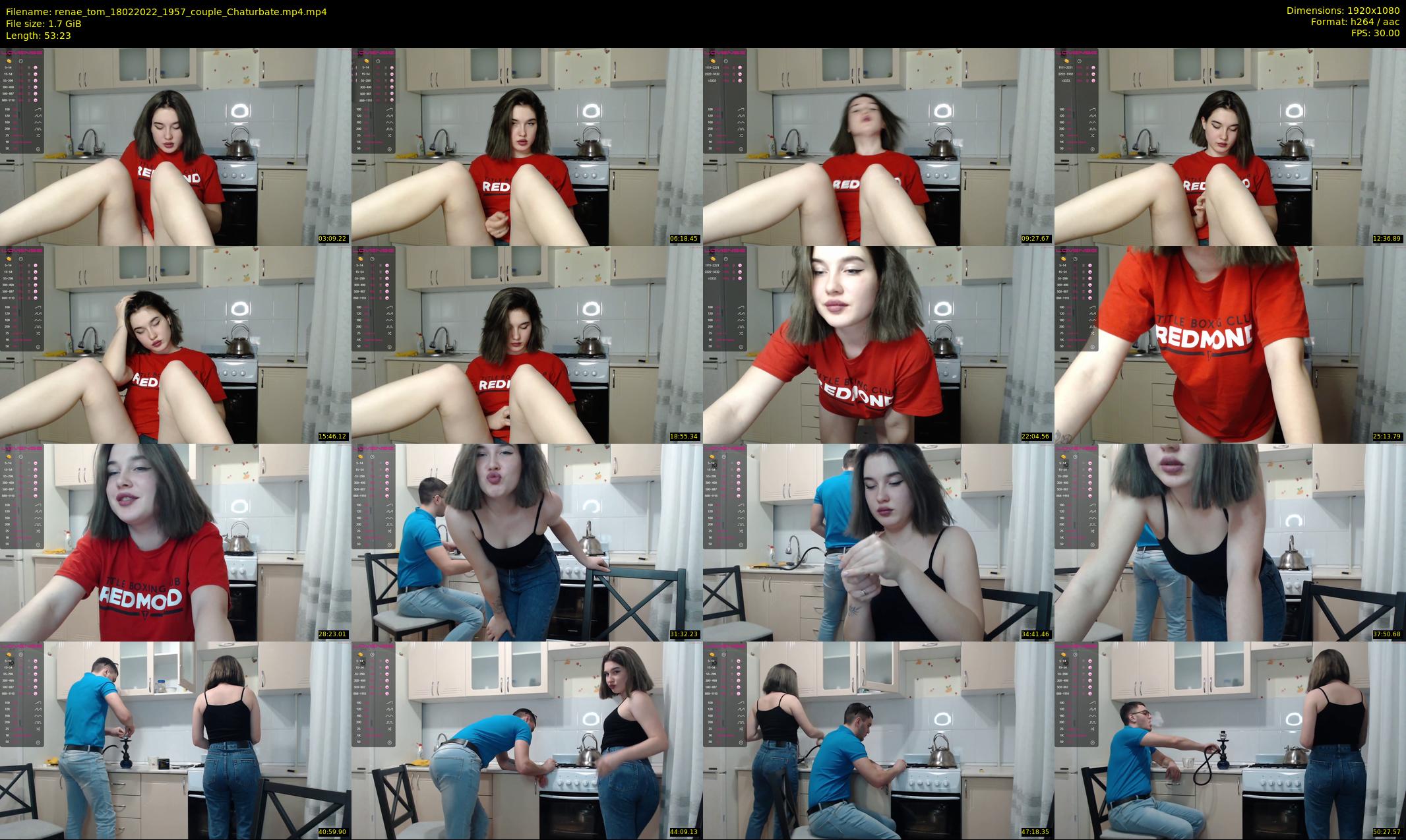 renae_tom — 54 minute Chaturbate couple cam show recording, 1080p, Feb 18, 2022