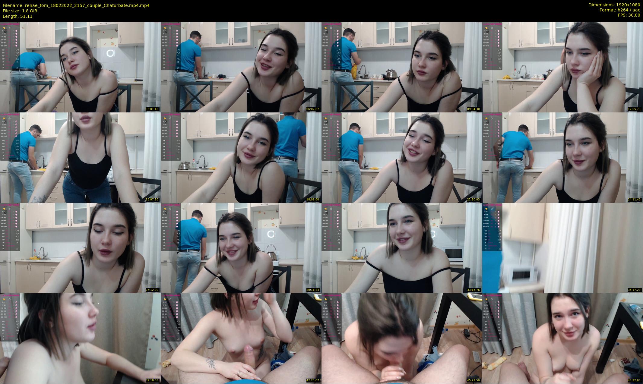 renae_tom — 52 minute Chaturbate couple cam show recording, 1080p, Feb 18, 2022