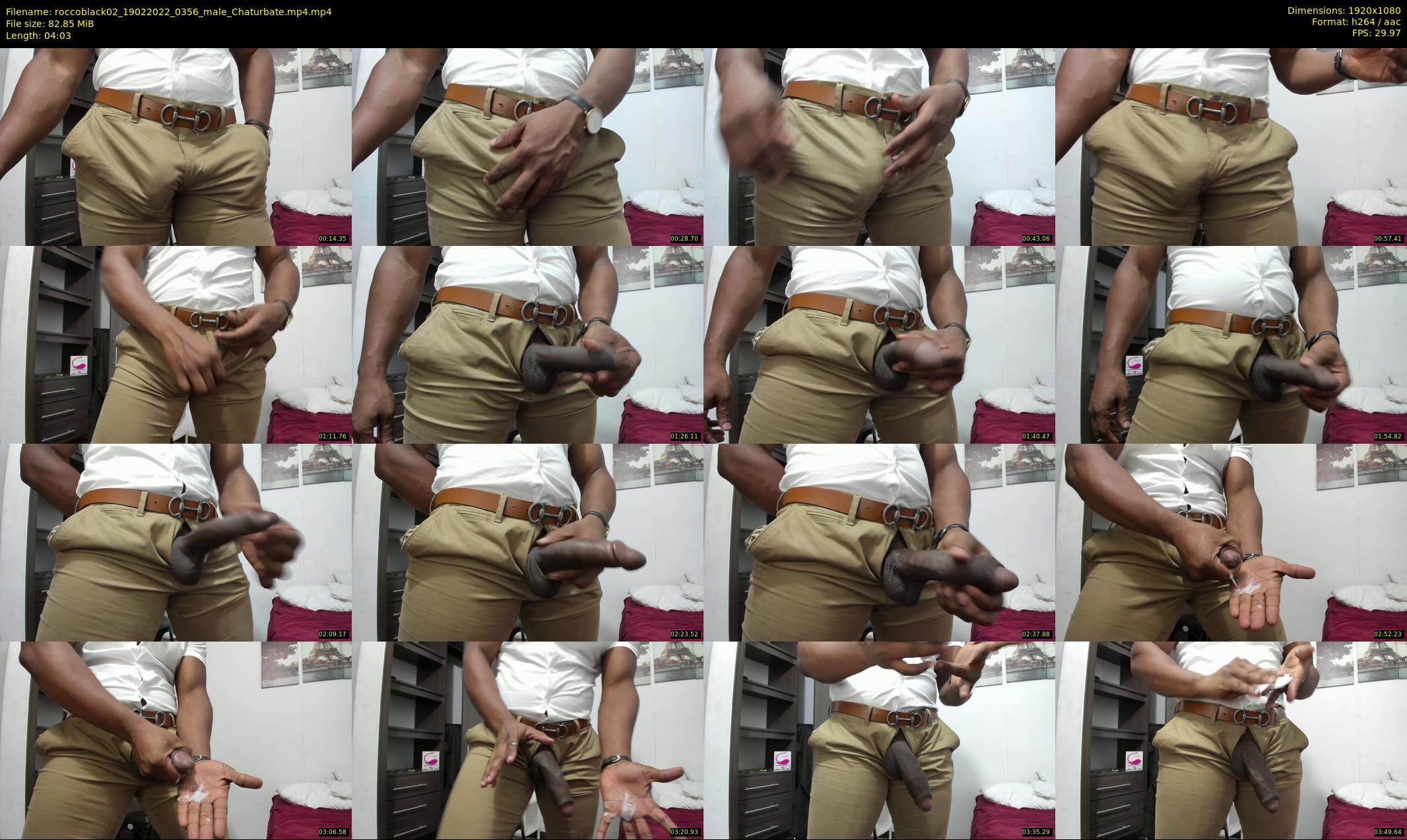 roccoblack02 — 5 minute Chaturbate male cam show recording, 1080p, Feb 19, 2022