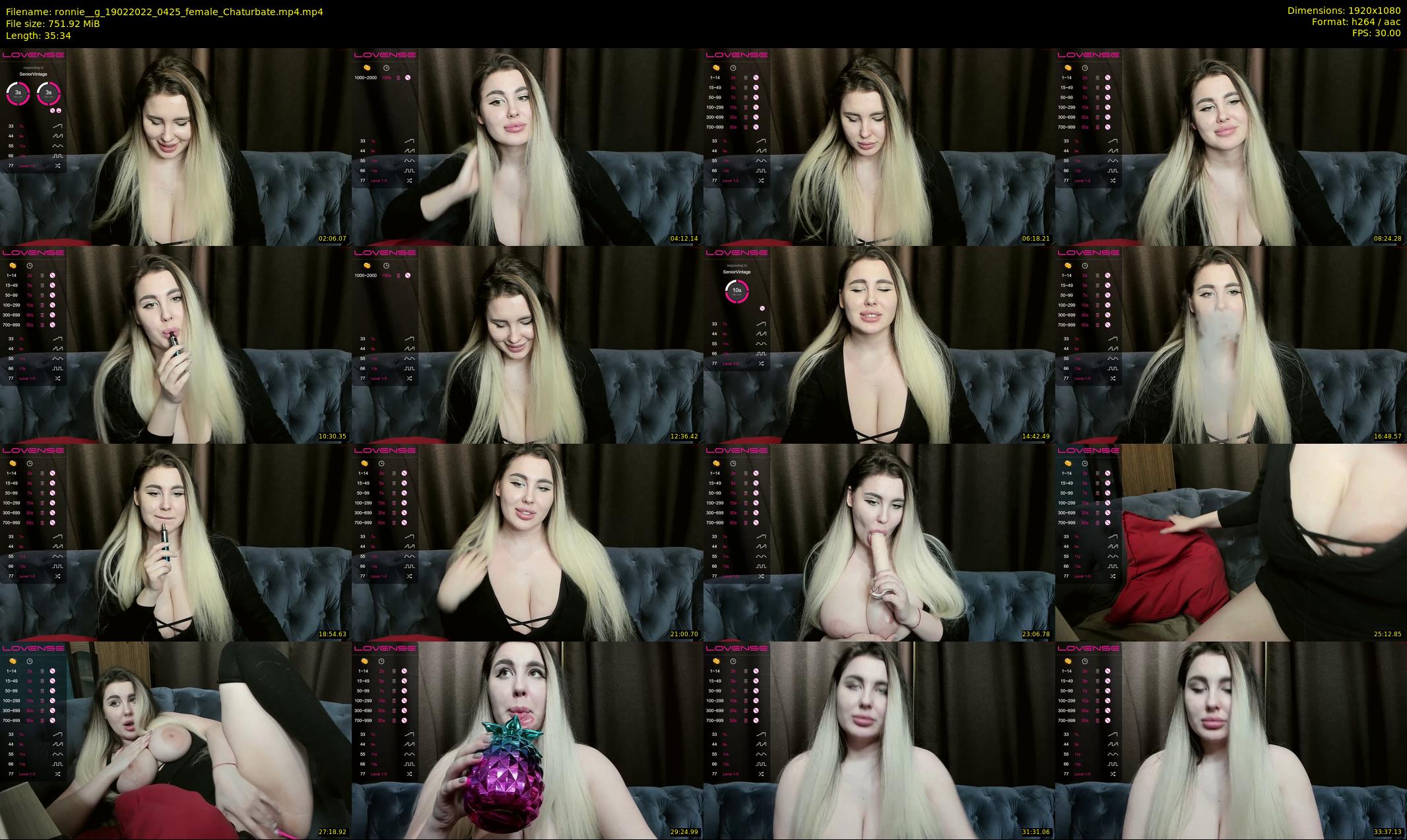 ronnie__g — 36 minute Chaturbate female cam show recording, 1080p, Feb 19, 2022