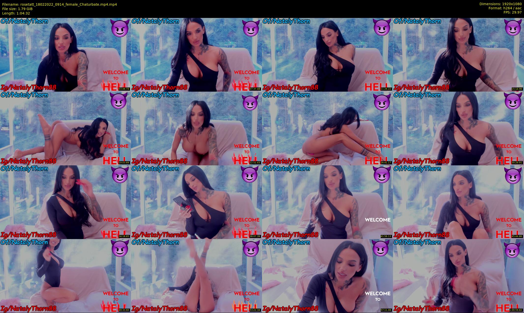 rosetatt — 65 minute Chaturbate female cam show recording, 1080p, Feb 18, 2022