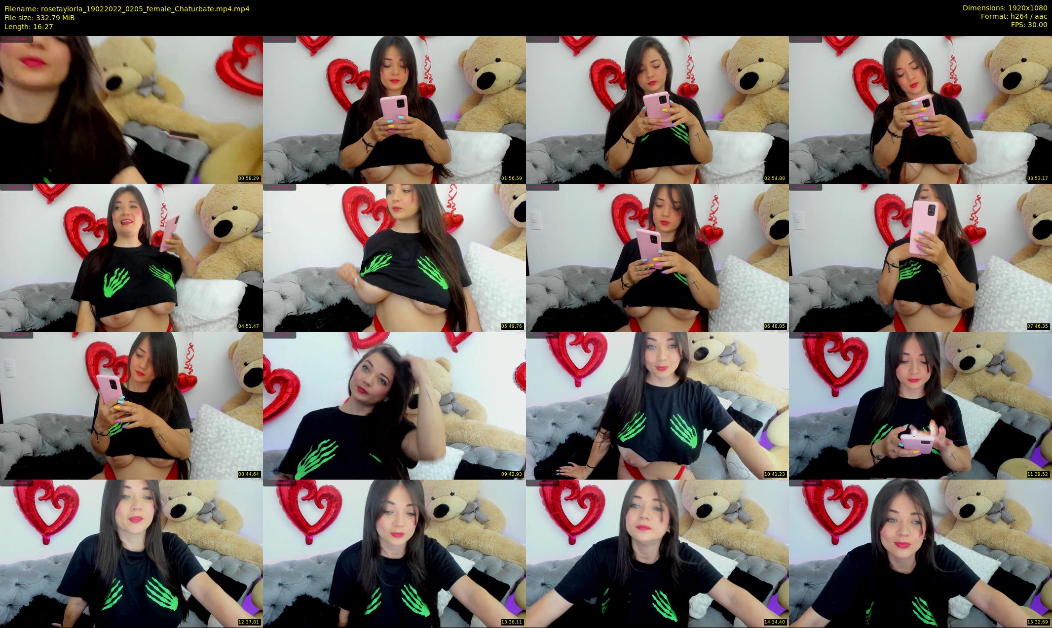 rosetaylorla — 17 minute Chaturbate female cam show recording, 1080p, Feb 19, 2022