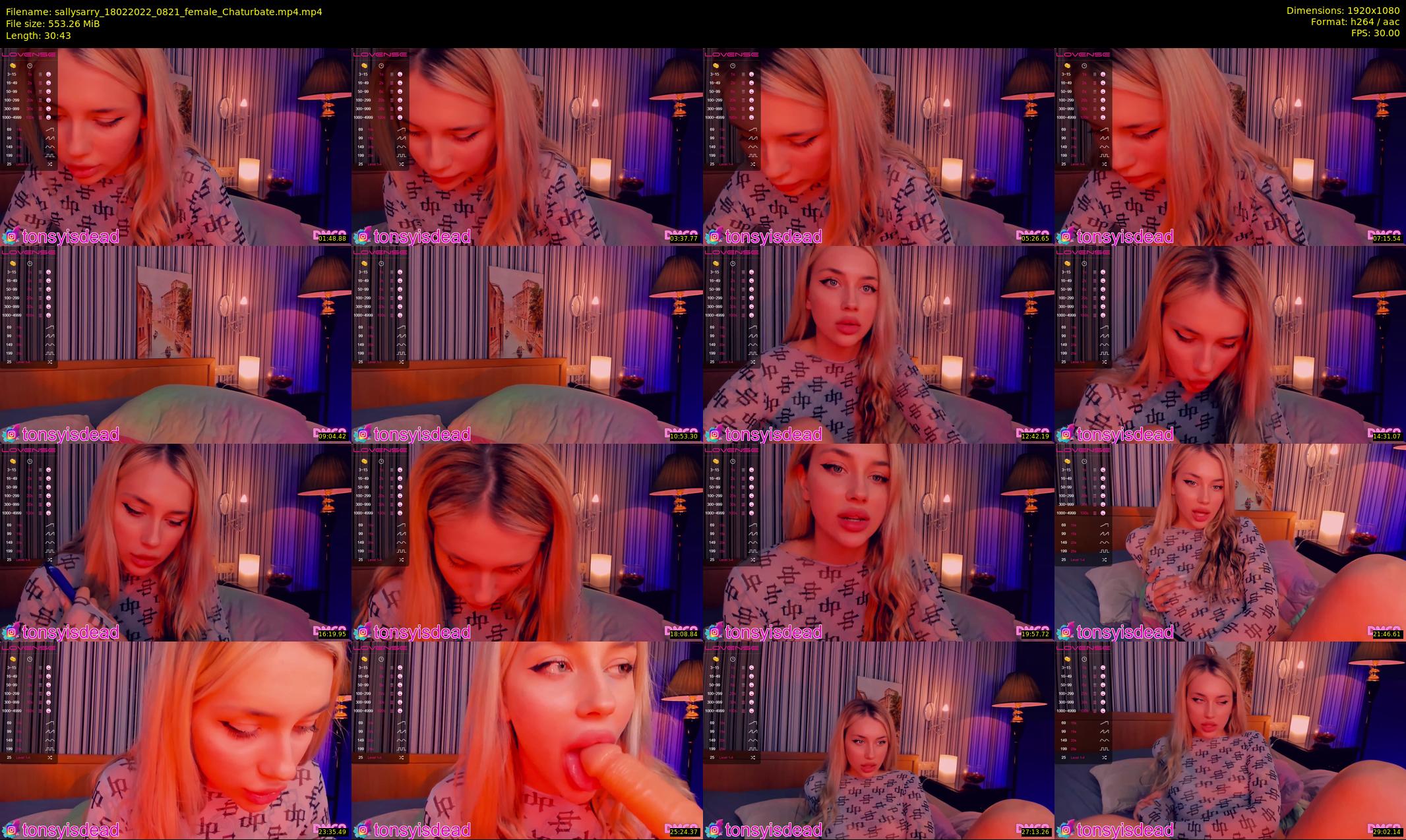 sallysarry — 31 minute Chaturbate couple cam show recording, 1080p, Feb 18, 2022