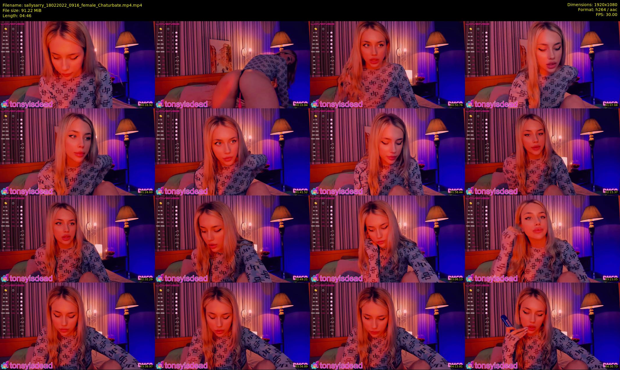 sallysarry — 5 minute Chaturbate couple cam show recording, 1080p, Feb 18, 2022