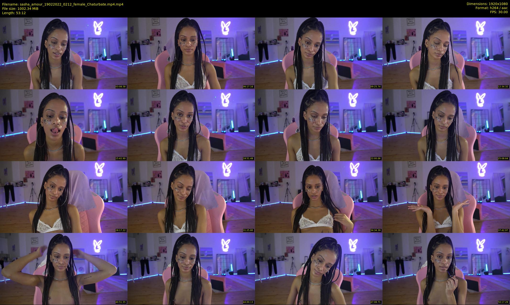 sasha_amour — 54 minute Chaturbate female cam show recording, 1080p, Feb 19, 2022