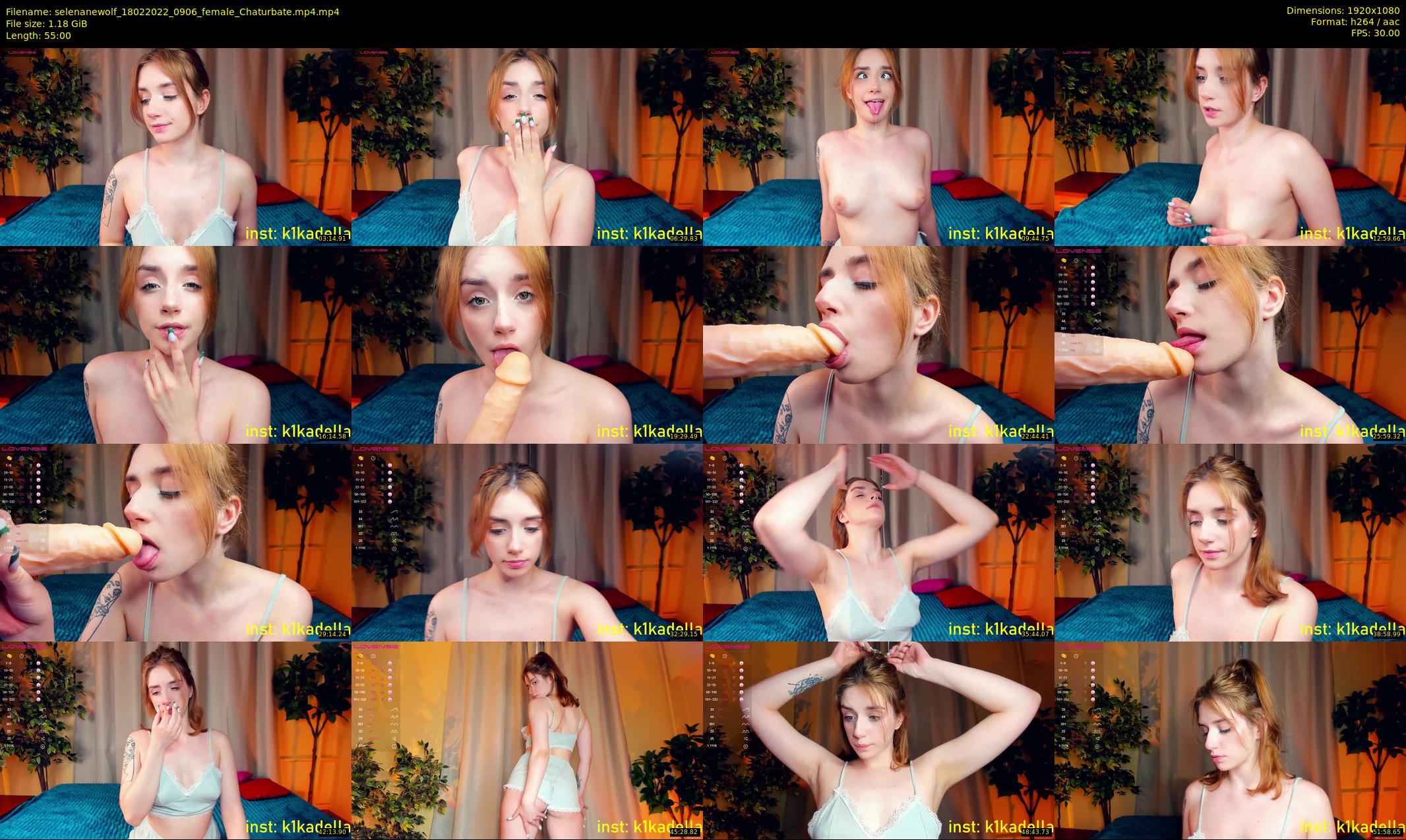 selenanewolf — 55 minute Chaturbate couple cam show recording, 1080p, Feb 18, 2022