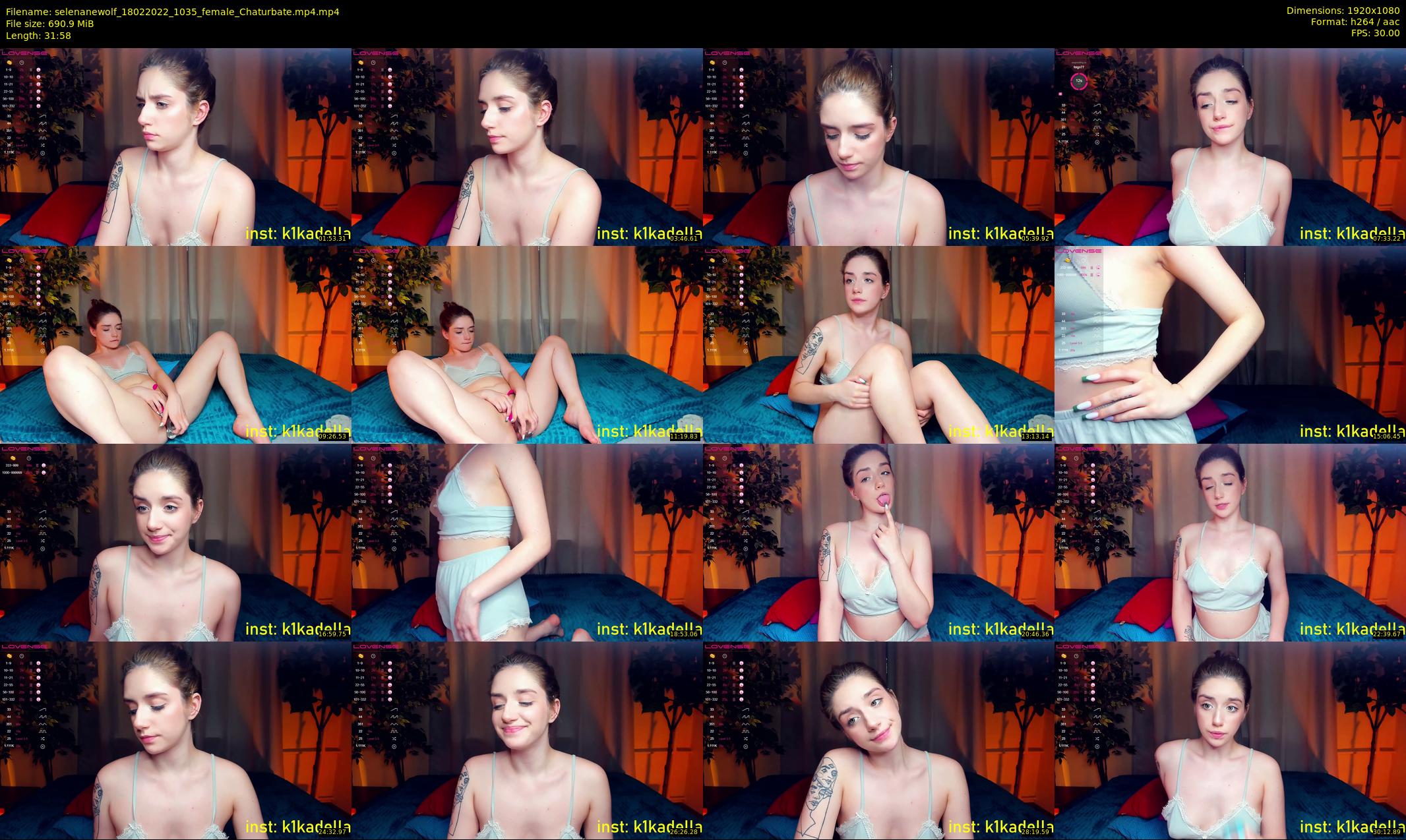 selenanewolf — 32 minute Chaturbate couple cam show recording, 1080p, Feb 18, 2022