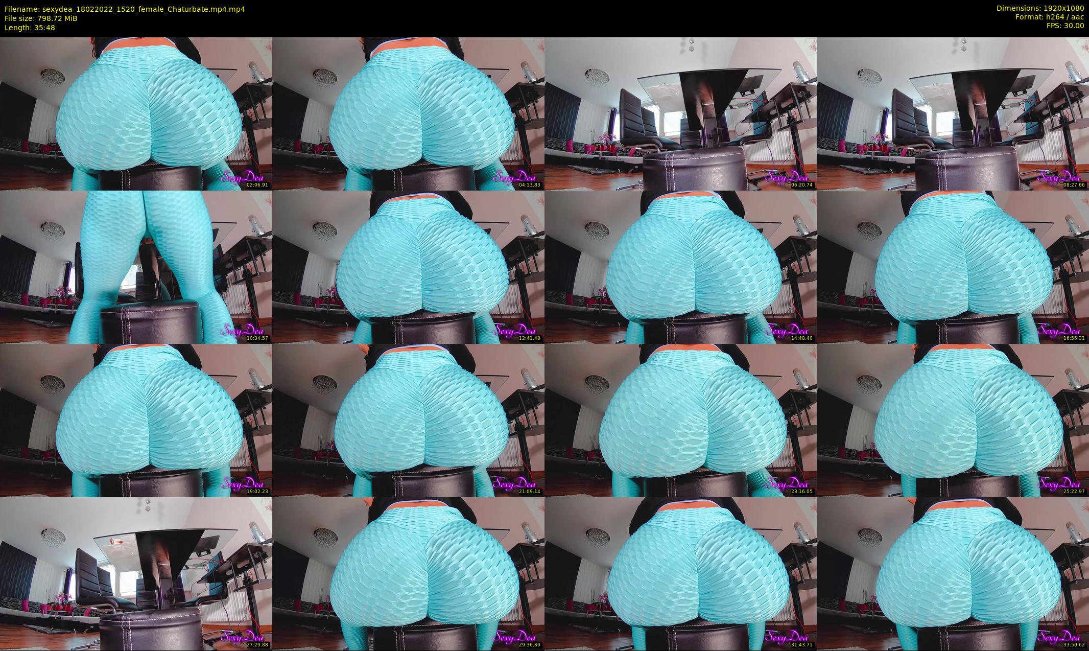 sexydea — 36 minute Chaturbate female cam show recording, 1080p, Feb 18, 2022