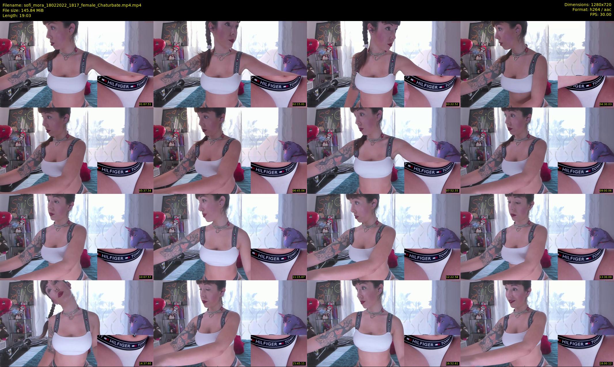 sofi_mora — 20 minute Chaturbate female cam show recording, 720p, Feb 18, 2022