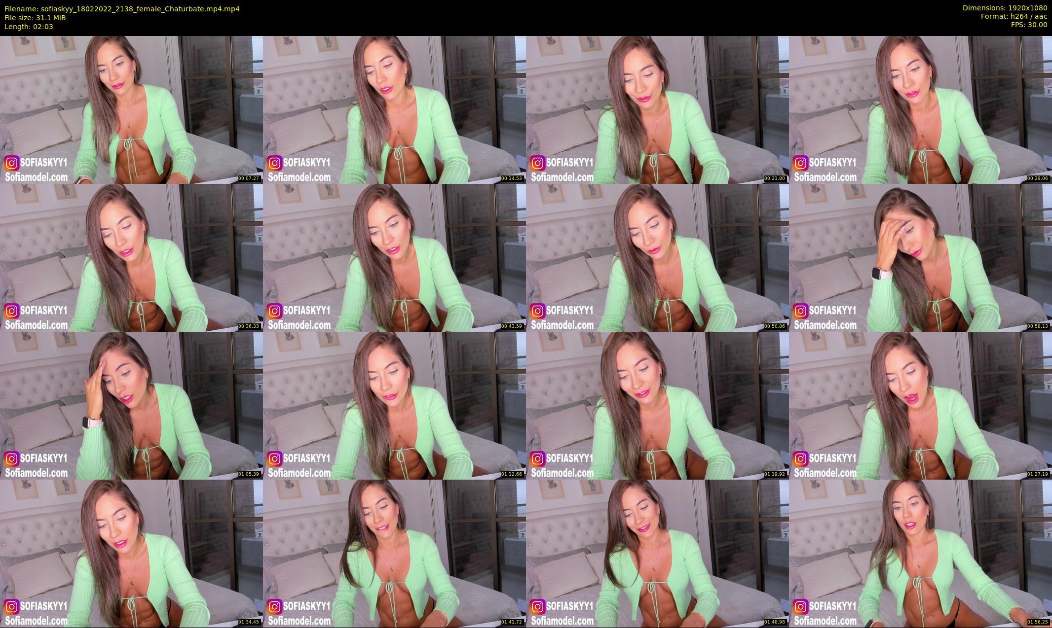 sofiaskyy — 3 minute Chaturbate female cam show recording, 1080p, Feb 18, 2022