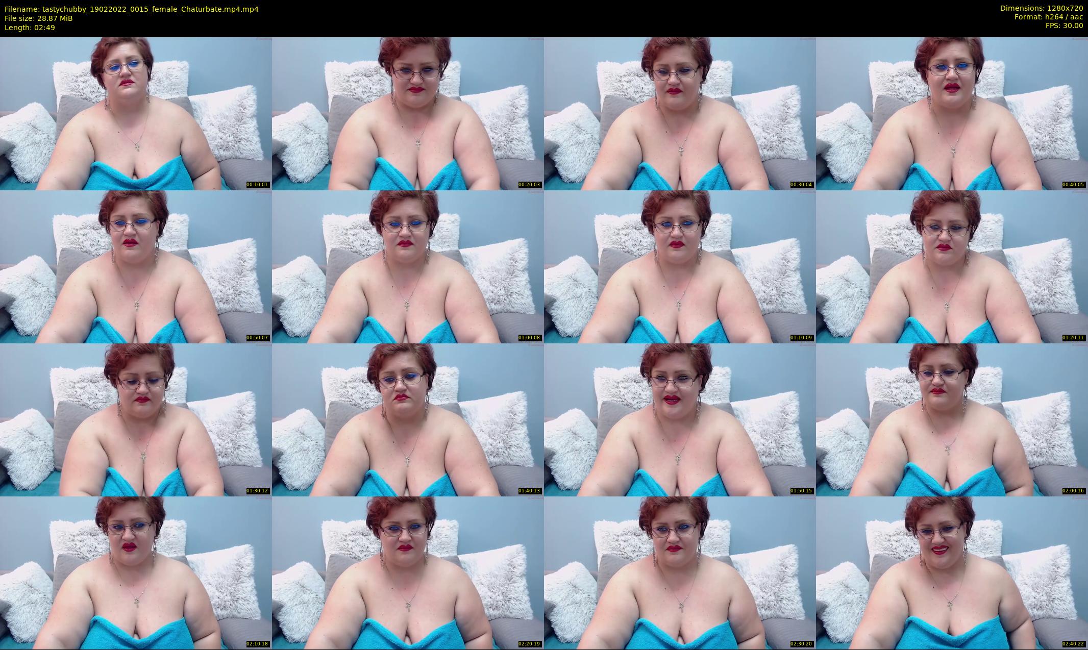 tastychubby — 3 minute Chaturbate female cam show recording, 720p, Feb 19, 2022