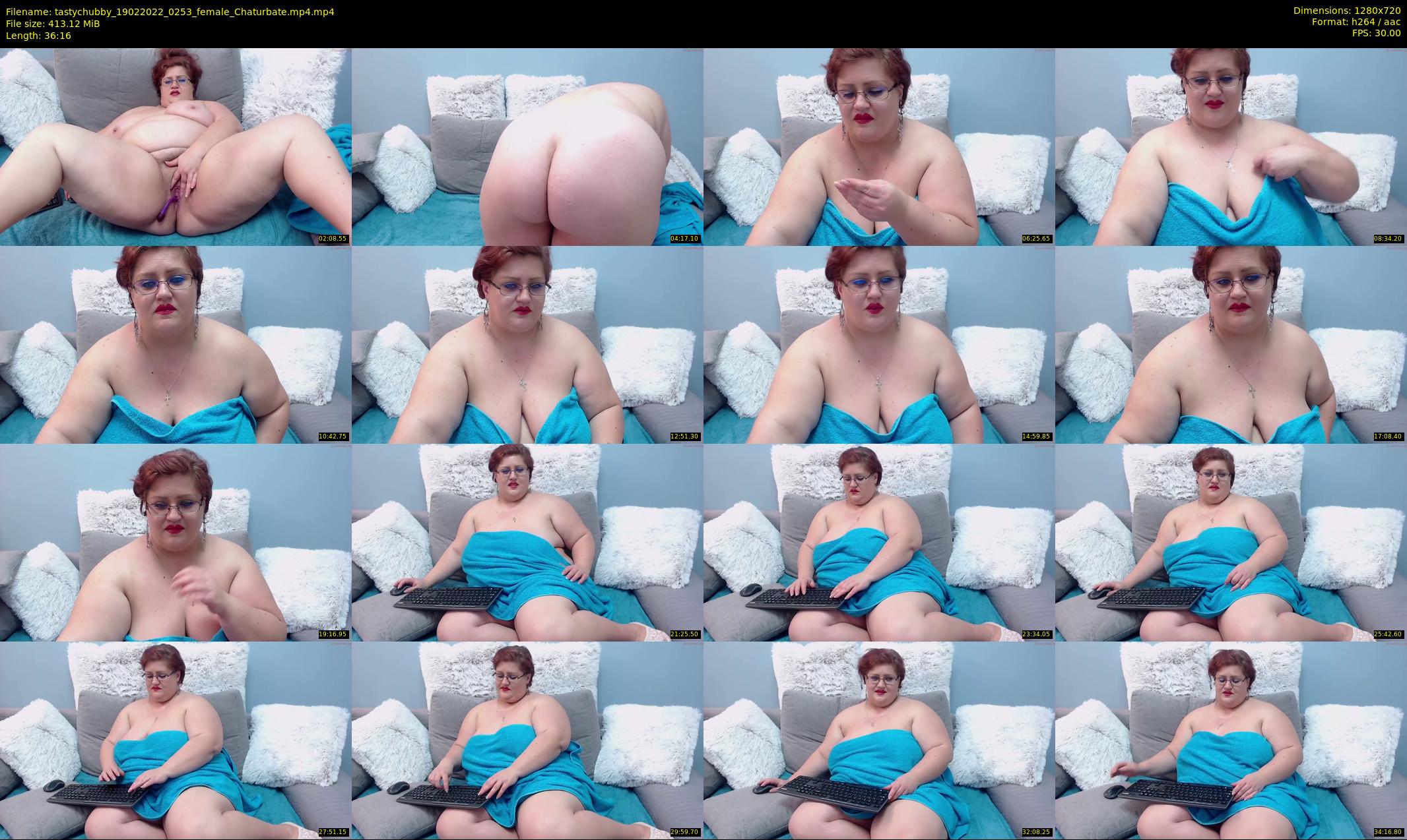 tastychubby — 37 minute Chaturbate female cam show recording, 720p, Feb 19, 2022