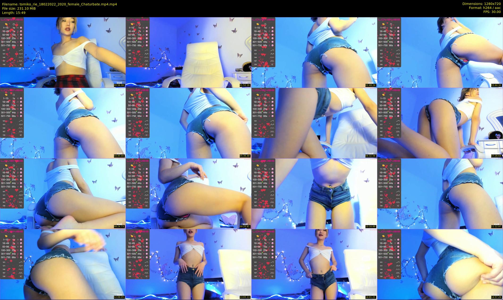 tomiko_rie — 16 minute Chaturbate female cam show recording, 720p, Feb 18, 2022
