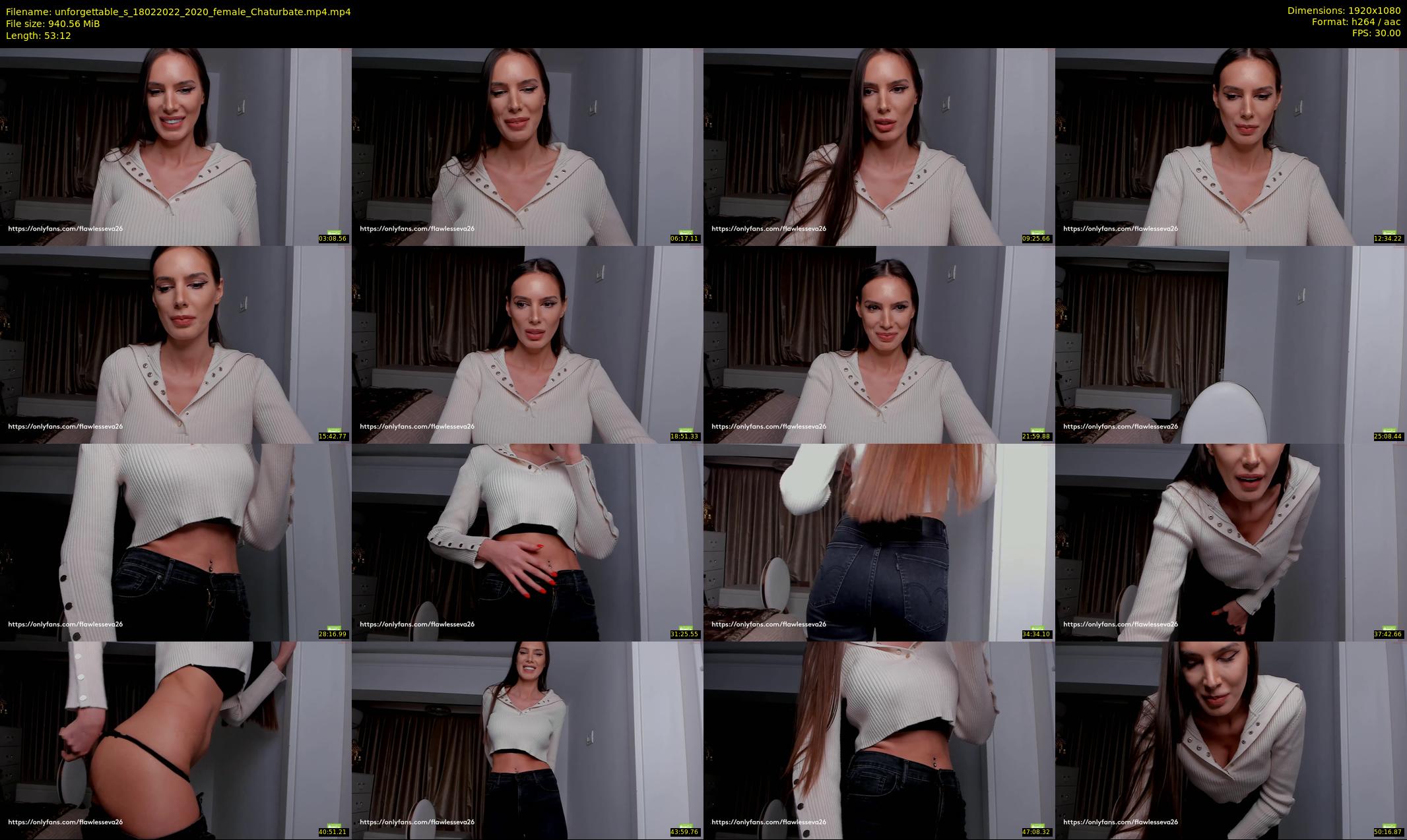 unforgettable_s — 54 minute Chaturbate female cam show recording, 1080p, Feb 18, 2022