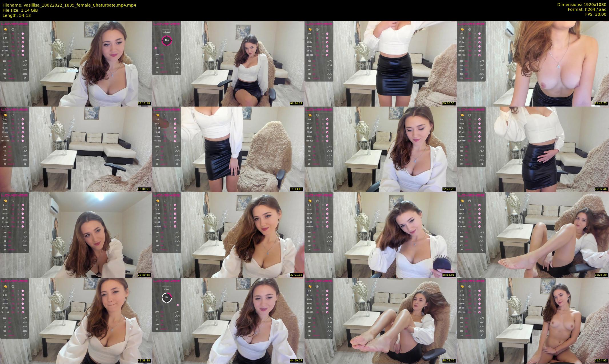 vasillisa — 55 minute Chaturbate female cam show recording, 1080p, Feb 18, 2022